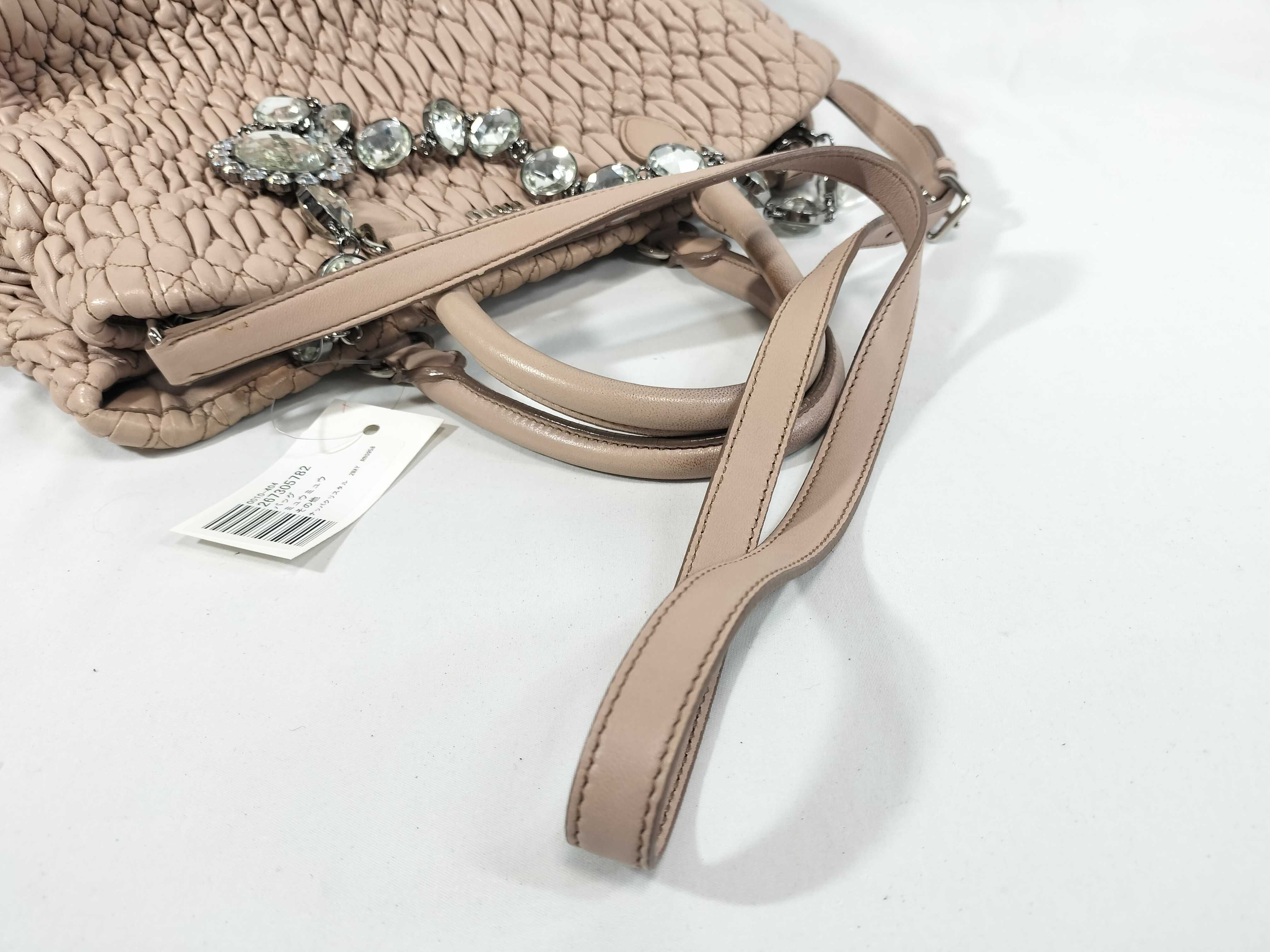 Nappa Crystal 2-Way Handbag RN0958 — view 6