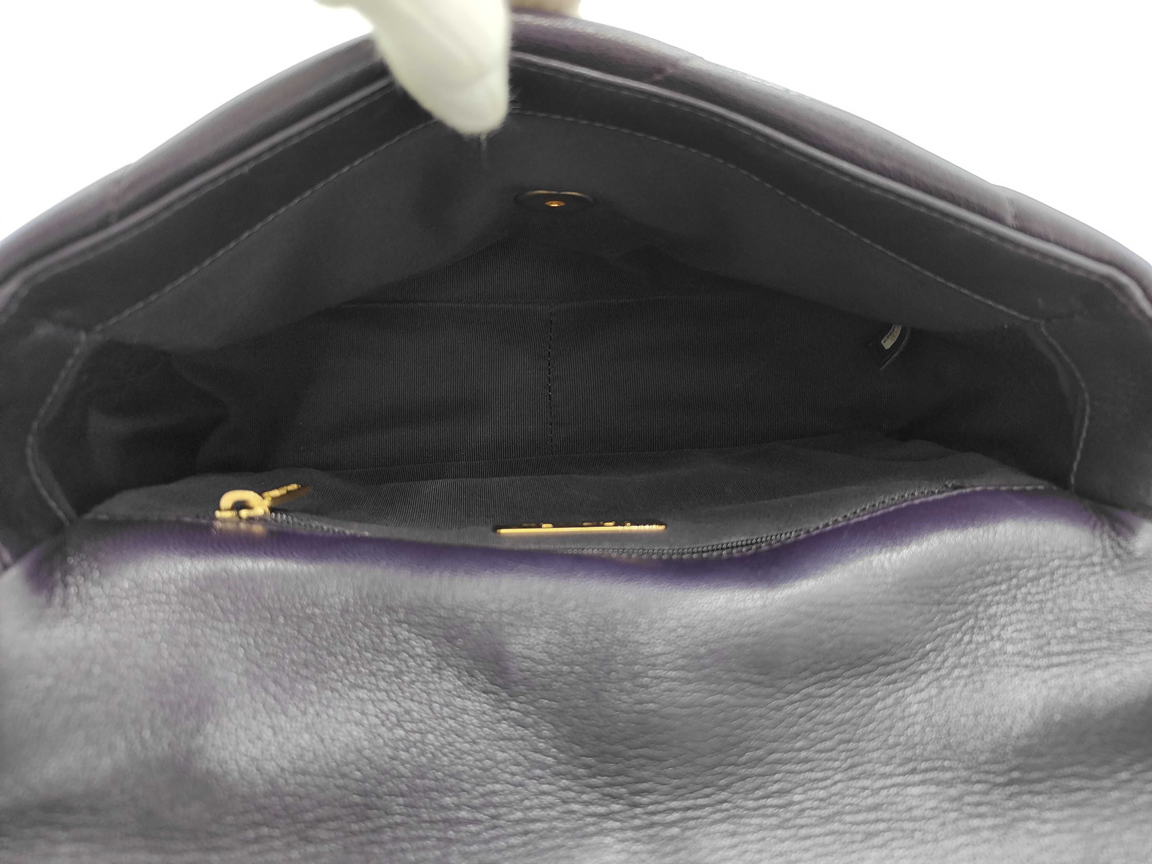 19 Lambskin Purple GP Shoulder Bag — view 14