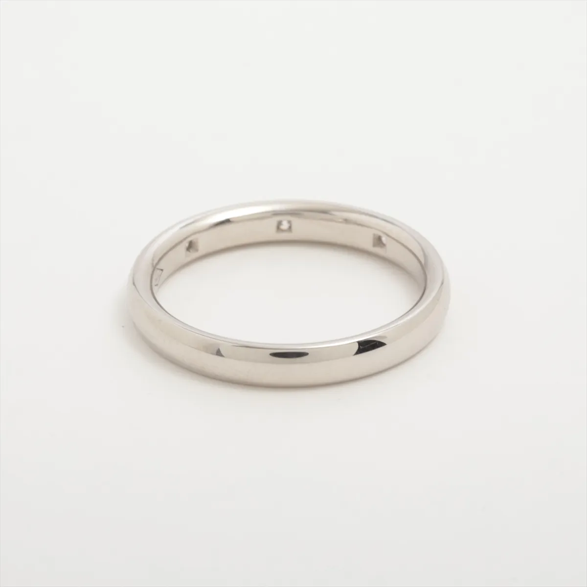 Infini Etoile 3P Diamond Ring, Pt950, 3.3g, Size 47, JX150317 — view 2