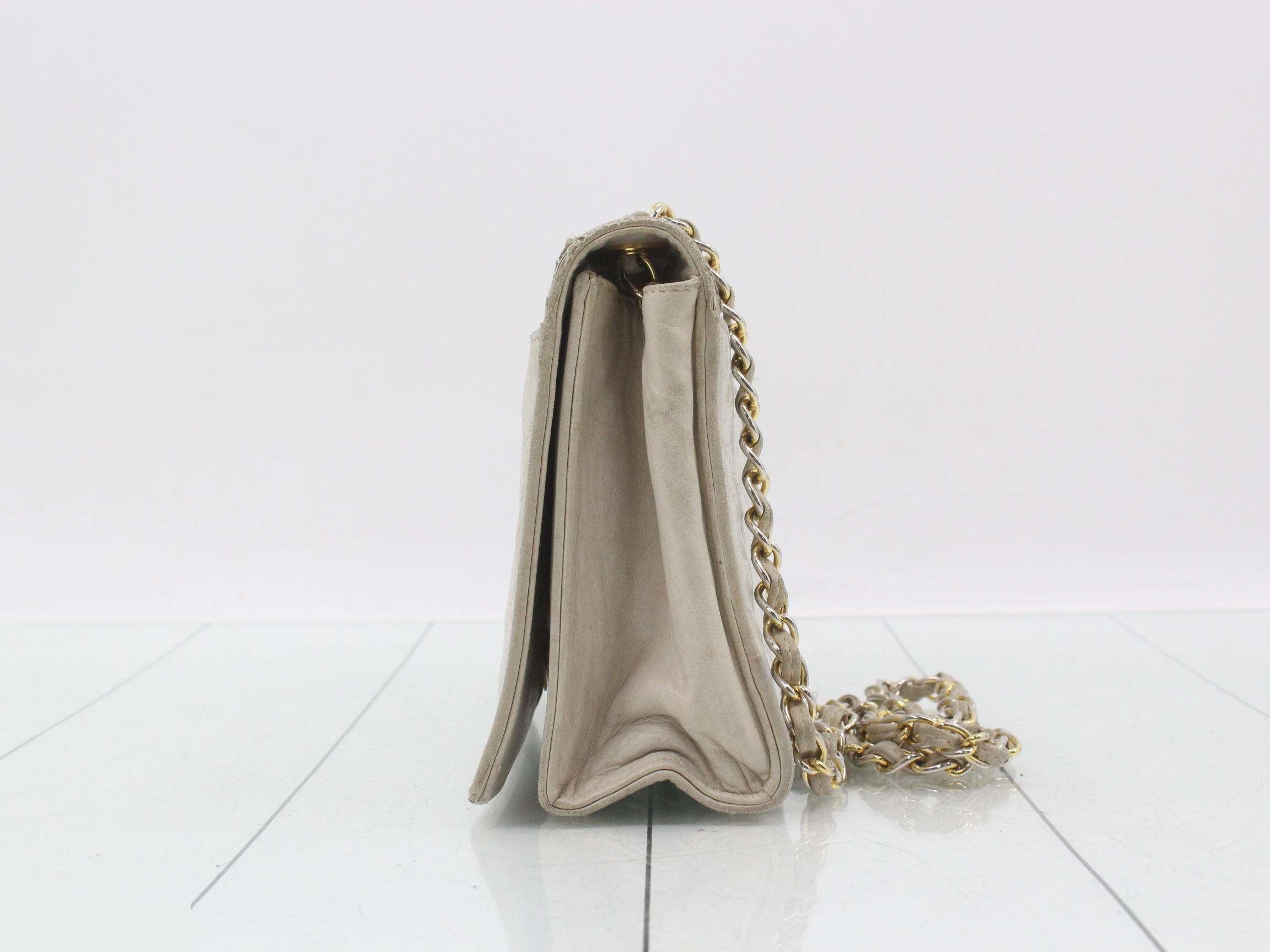 Matelassé Chain Shoulder Bag — view 3