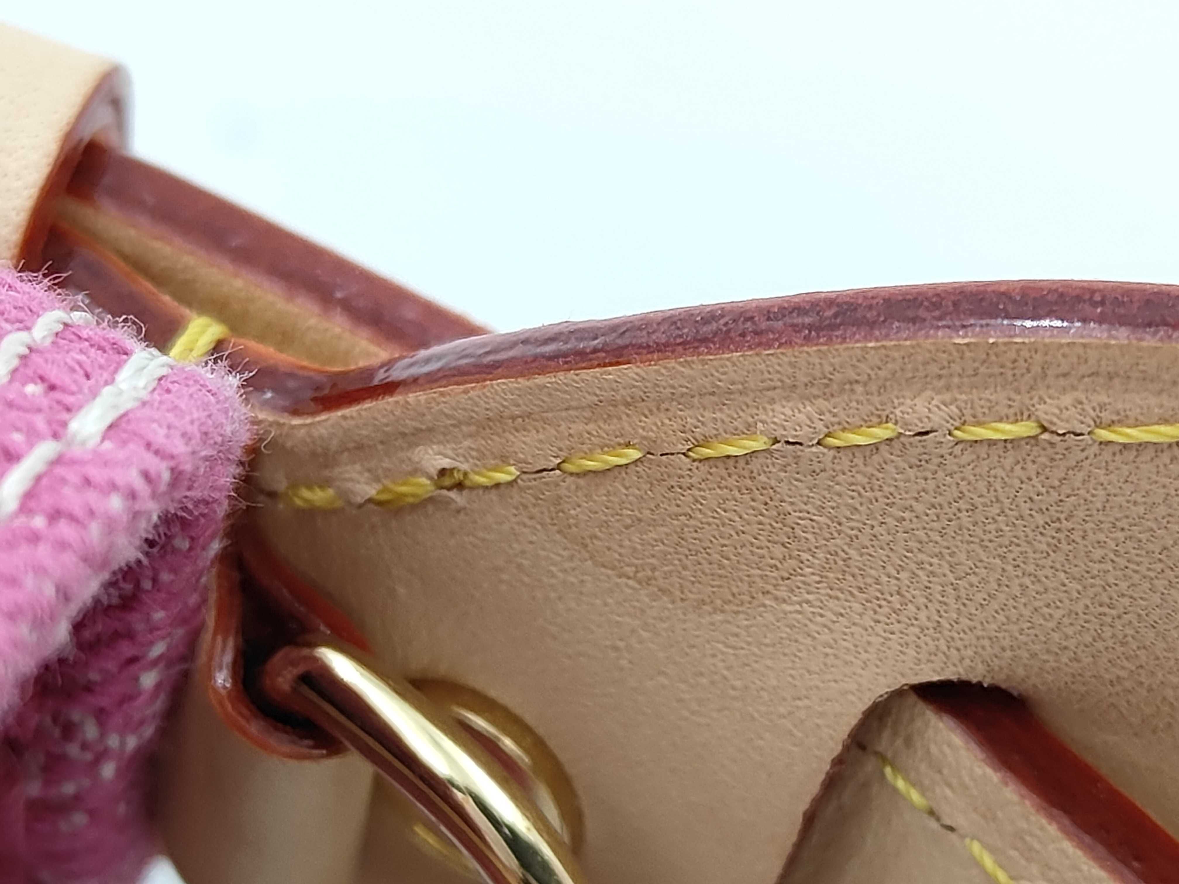 Denim Rendezvous All-in-BB Pink M27626 RFID Strap Tote Bag Handbag — view 12