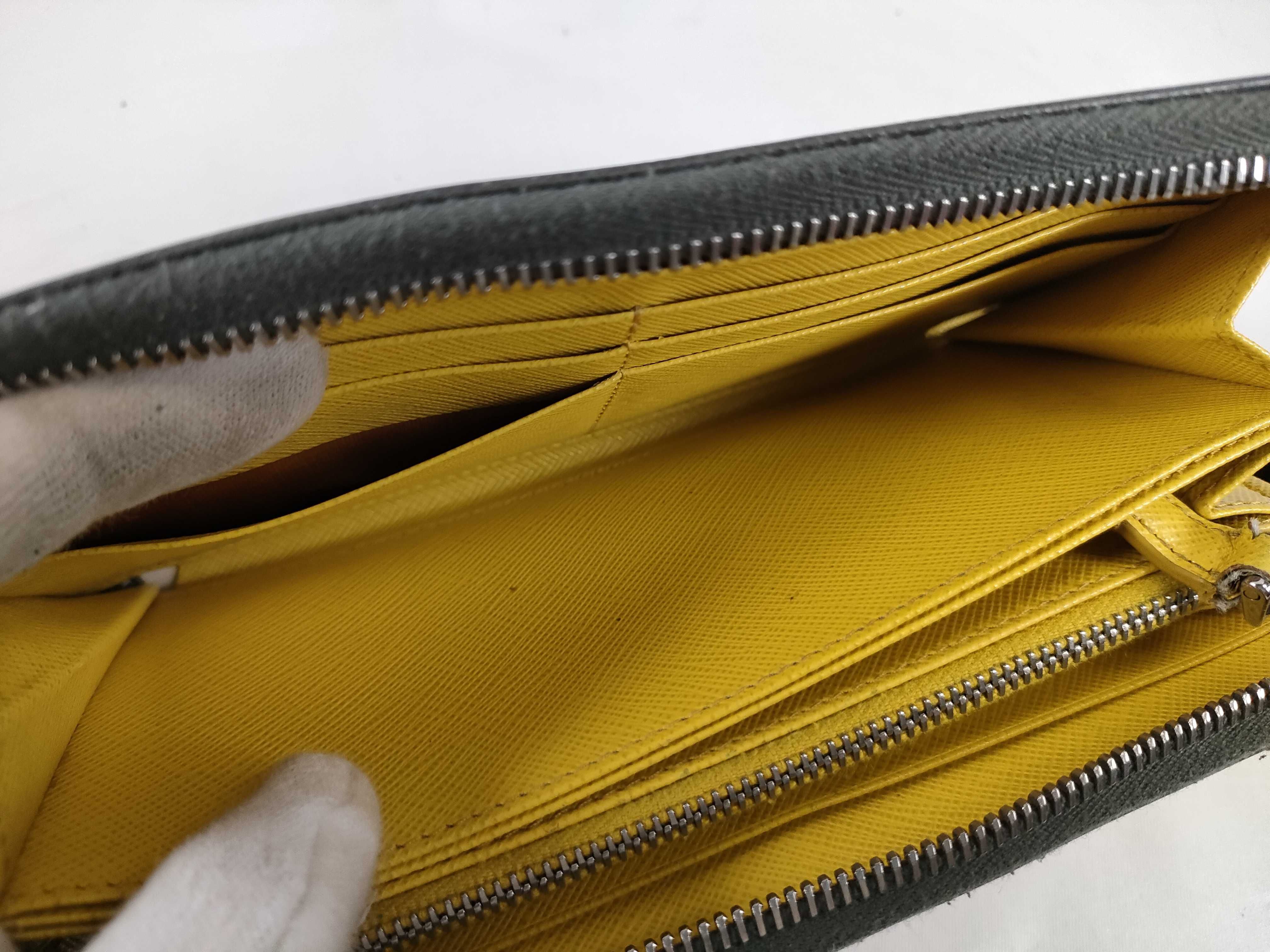 2ML317 Saffiano Long Wallet, Gray — view 11