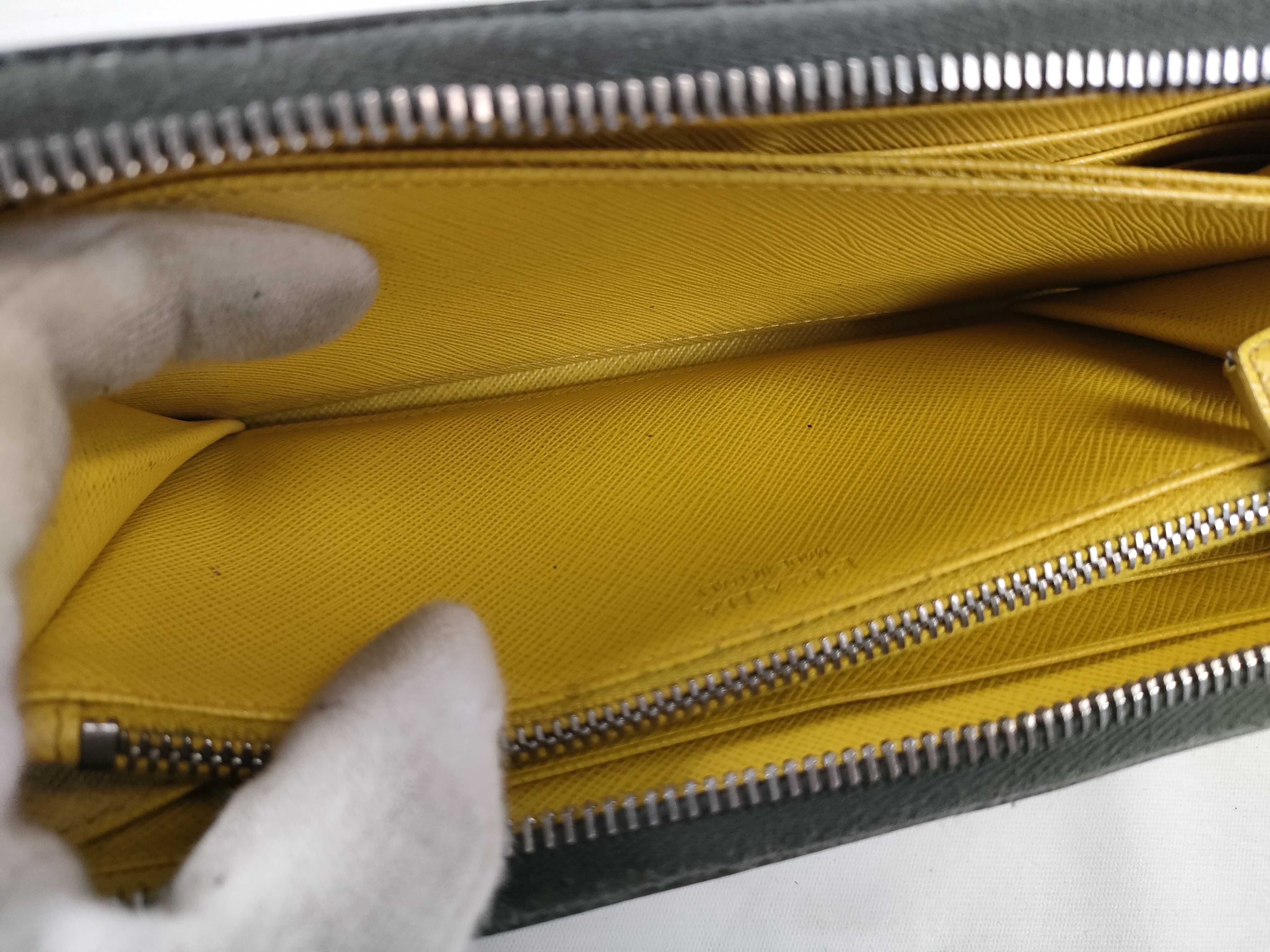 2ML317 Saffiano Long Wallet, Gray — view 12