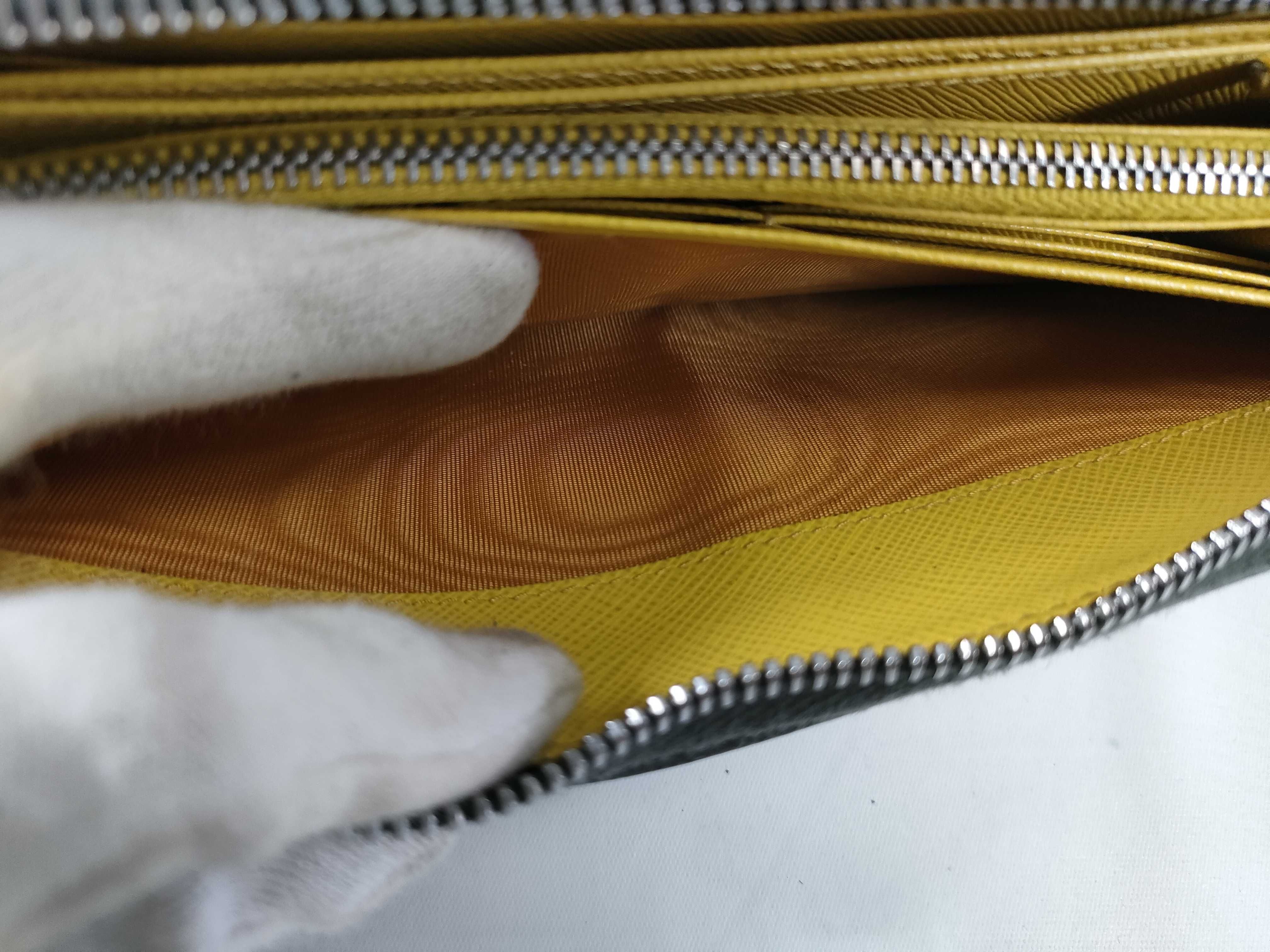 2ML317 Saffiano Long Wallet, Gray — view 14