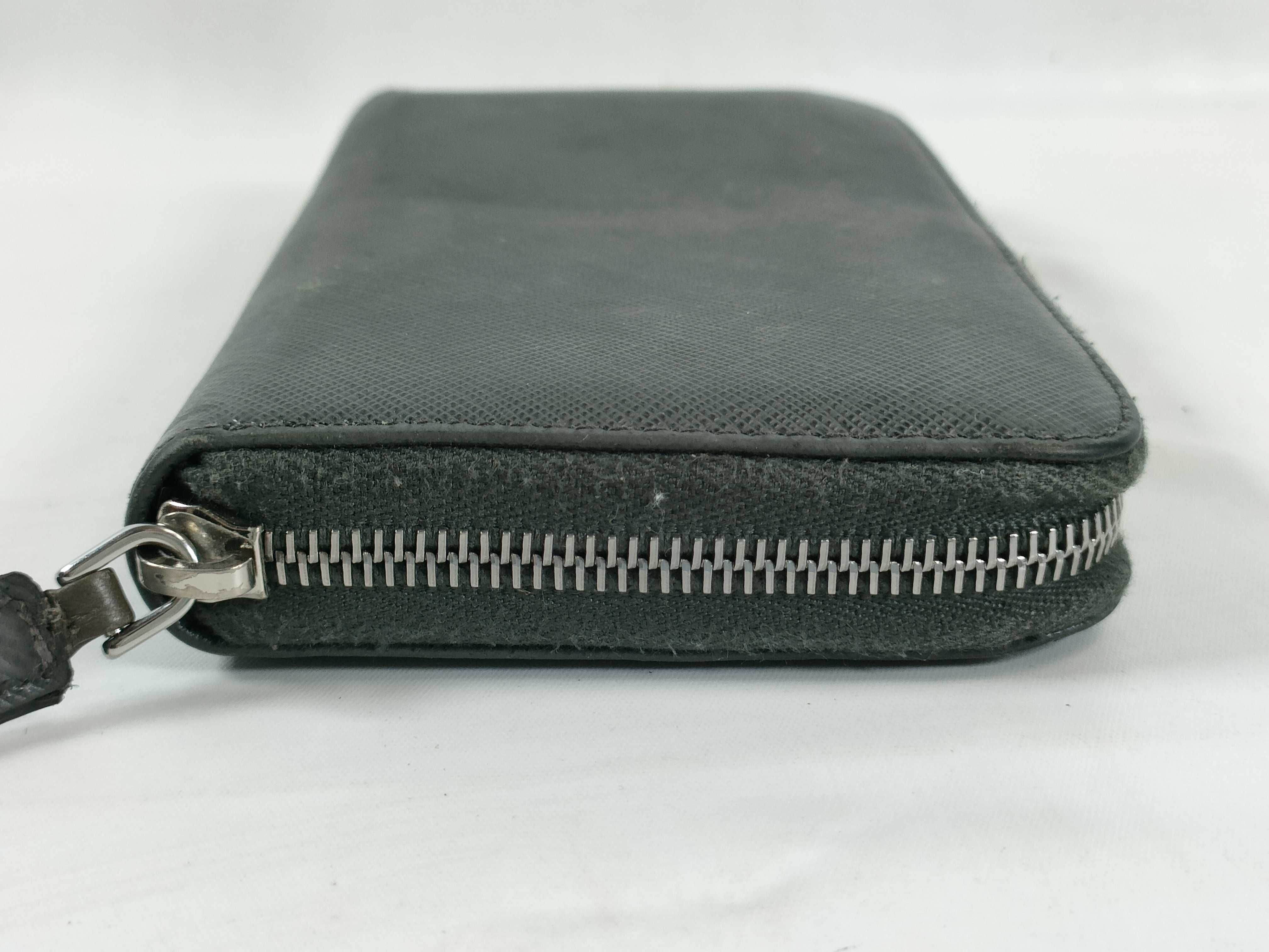 2ML317 Saffiano Long Wallet, Gray — view 4