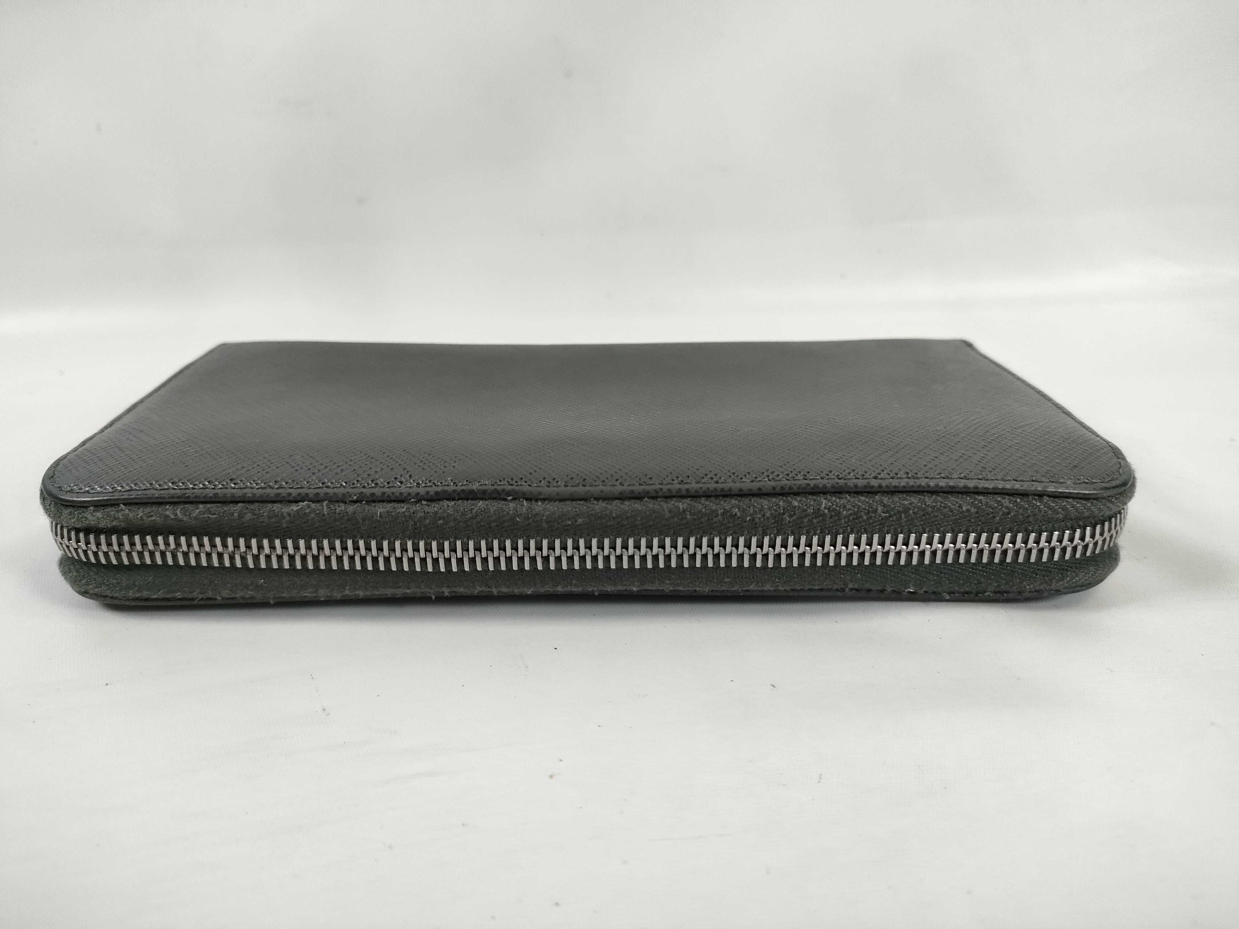 2ML317 Saffiano Long Wallet, Gray — view 5
