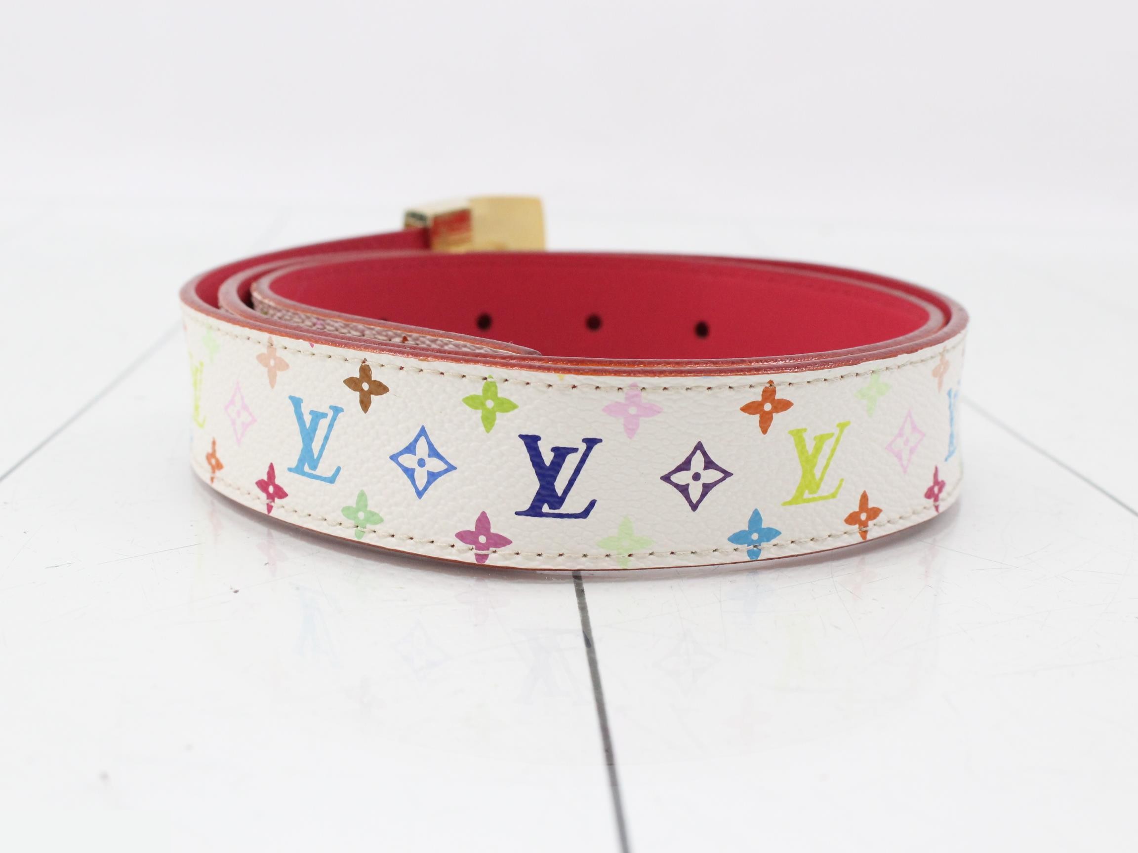 Ceinture Carrée Blanc M9682 34/85 — view 2