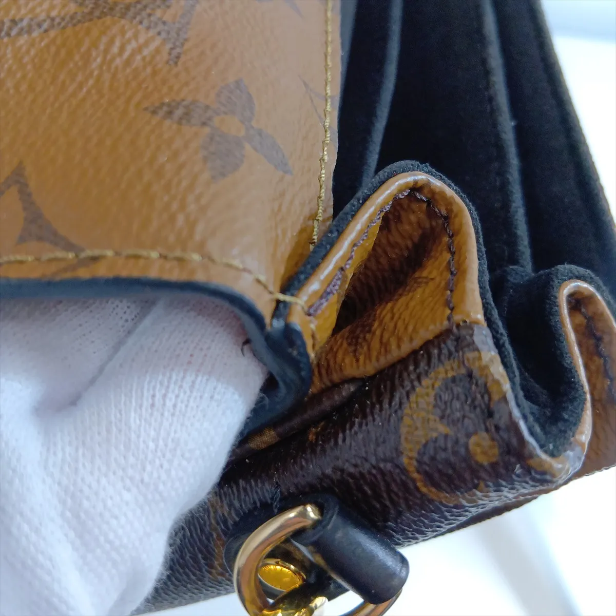 Monogram Reverse Pochette Métis MM M44876 SD5118 Brown (RFID detected) — view 12