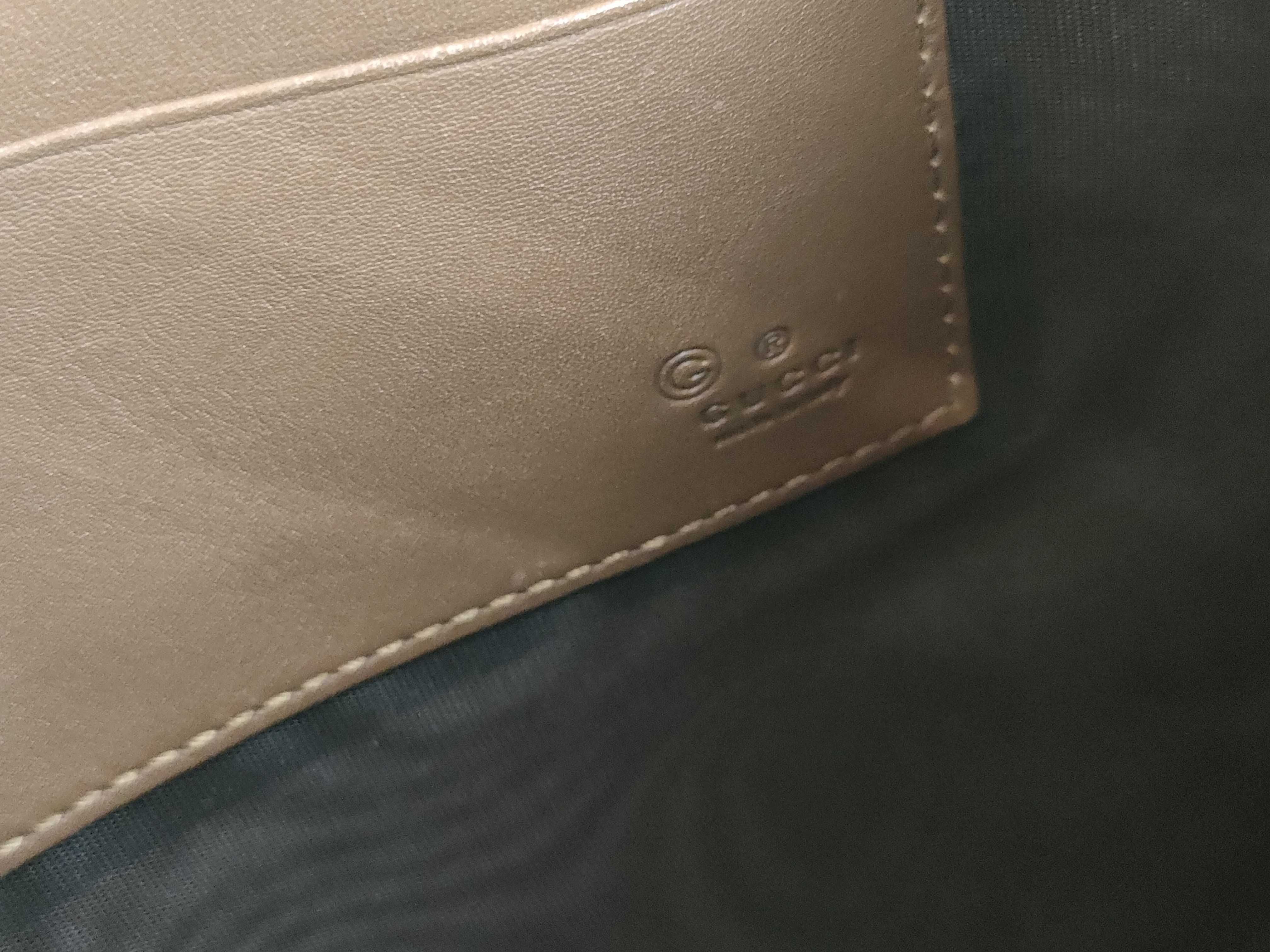 Microguccissima Leather Clutch Bag — view 11