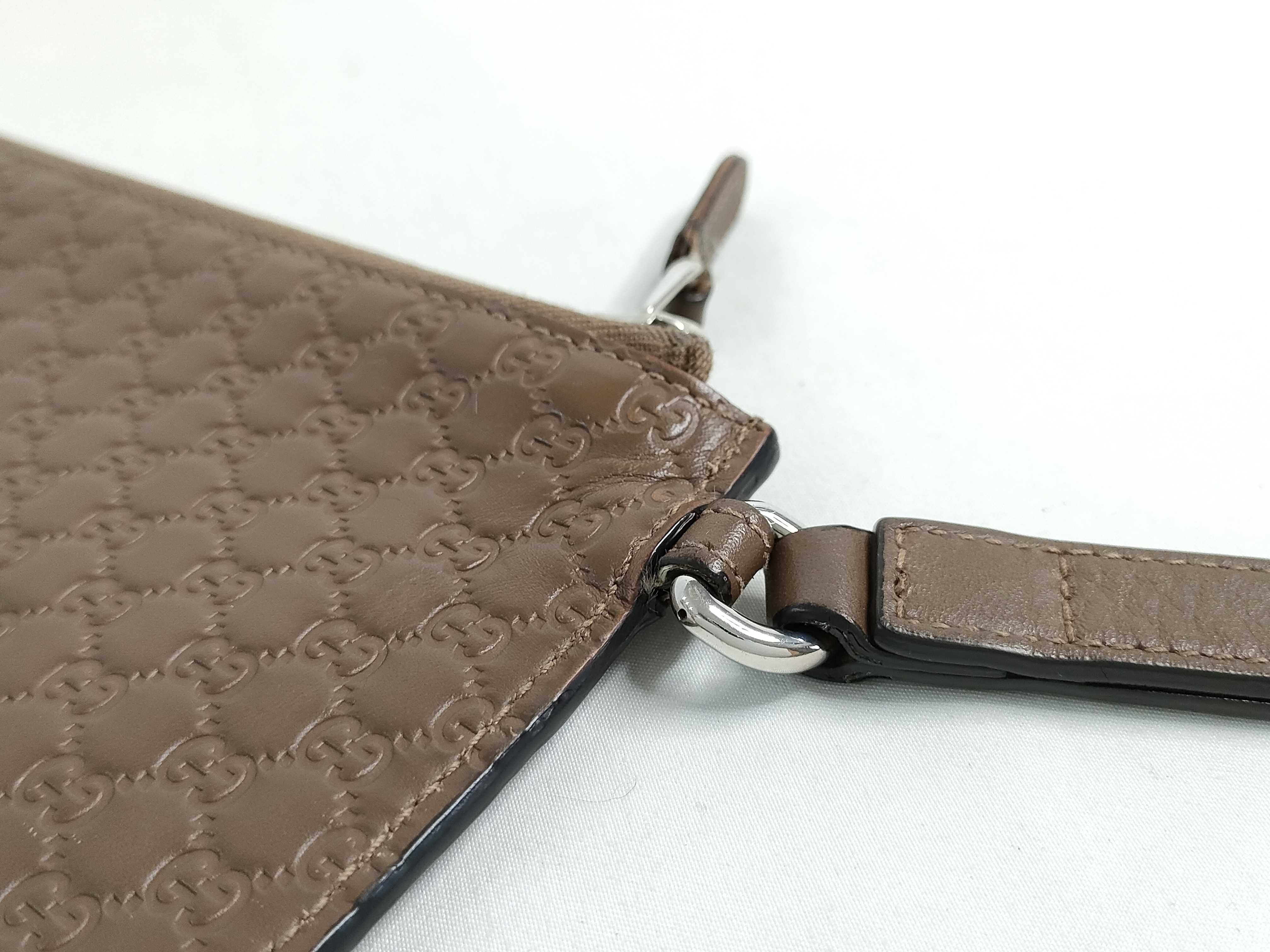 Microguccissima Leather Clutch Bag — view 5