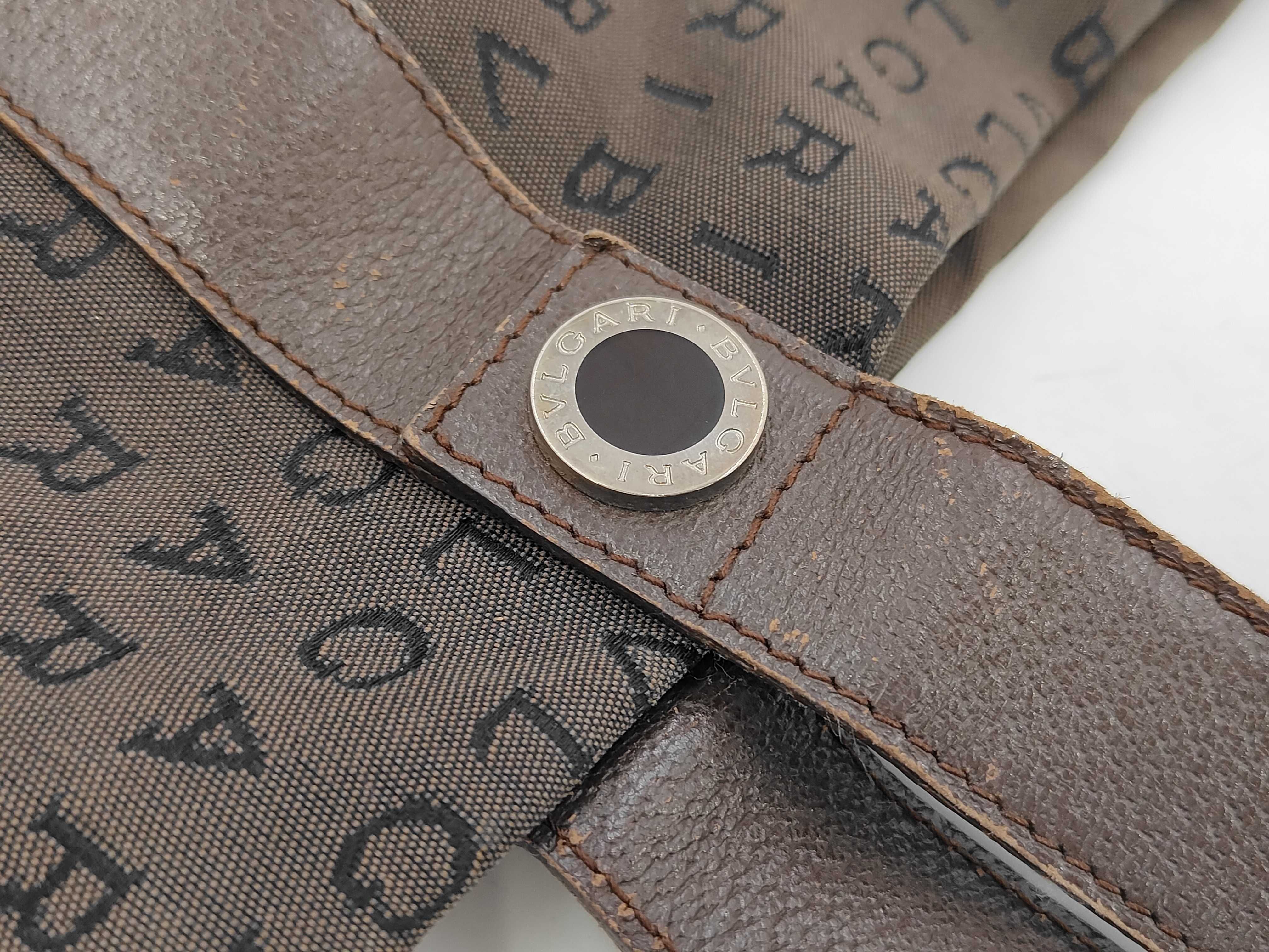 Logomania Tote Bag, Canvas, Dark Brown — view 7