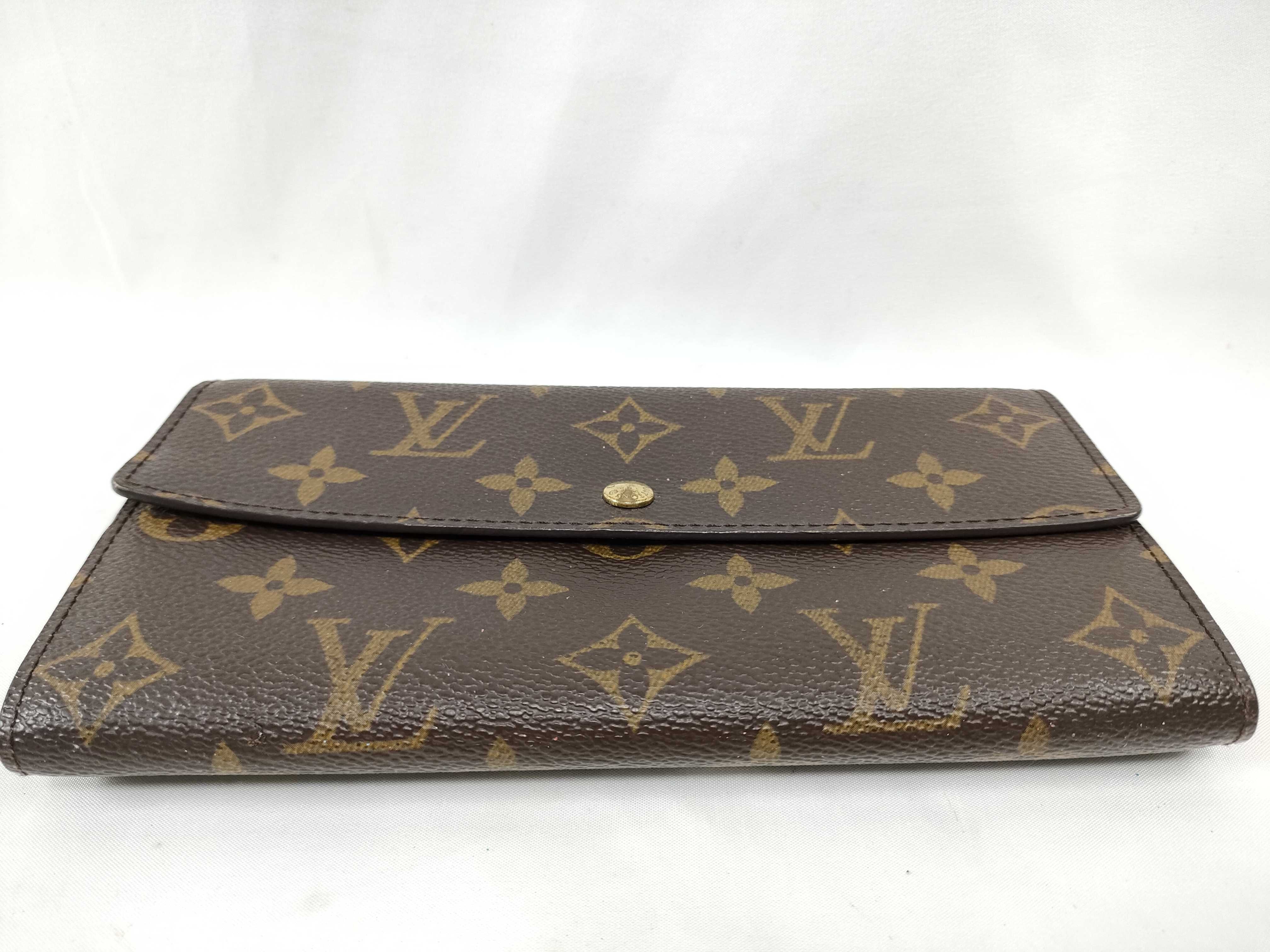 Monogram Louis Vuitton Monogram Old Portefeuille Sarah Wallet — view 3