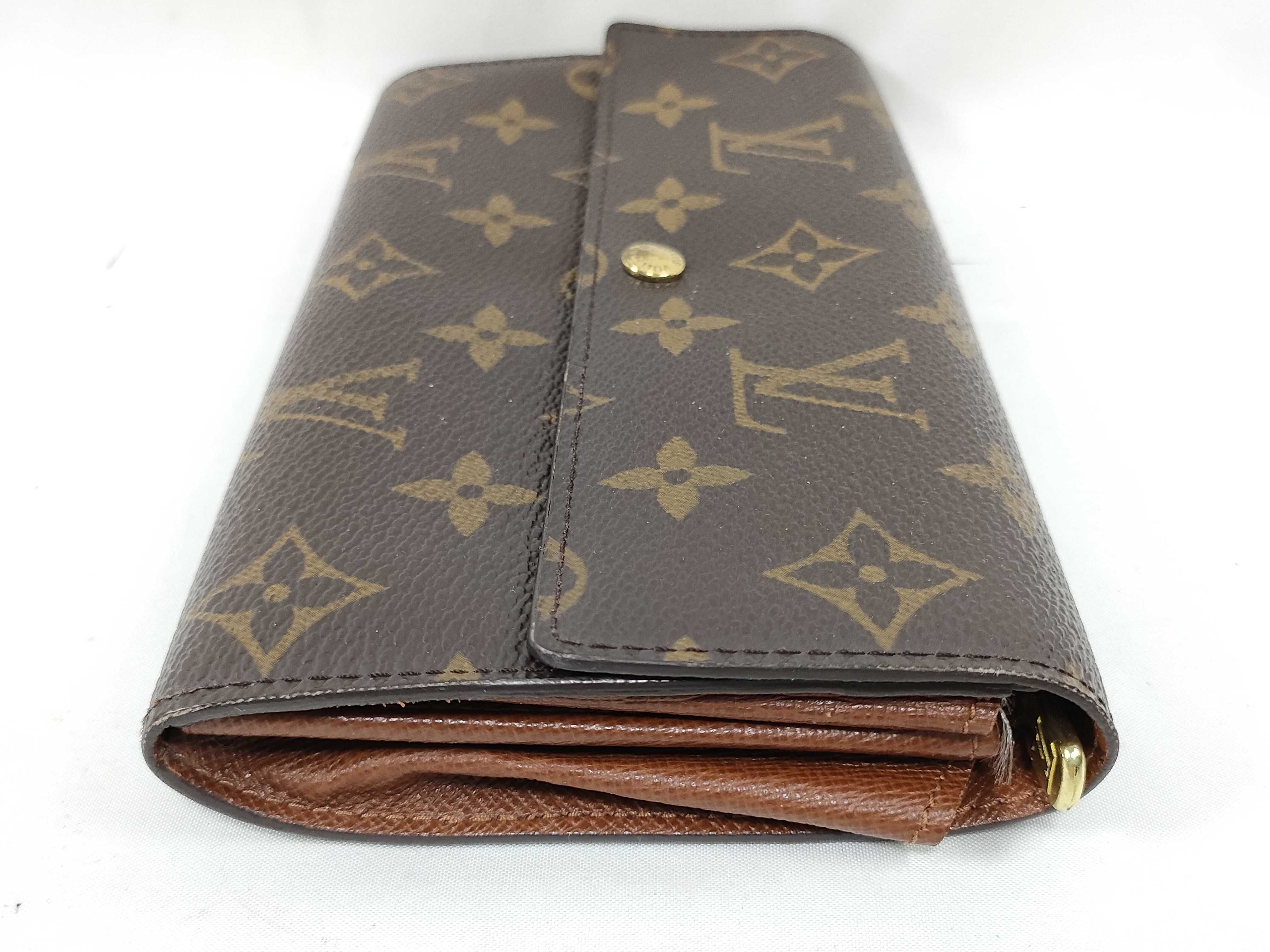 Monogram Louis Vuitton Monogram Old Portefeuille Sarah Wallet — view 5