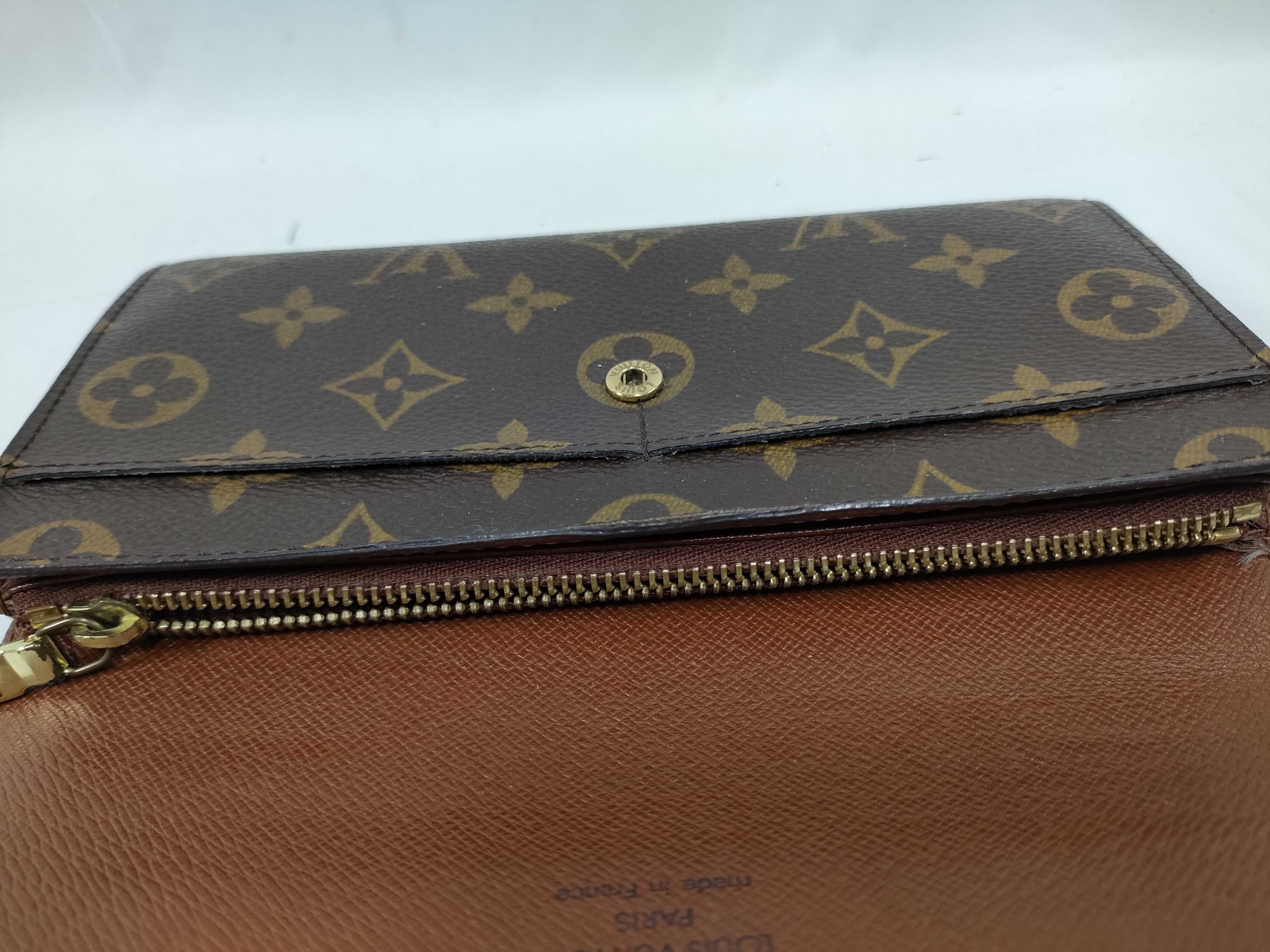 Monogram Louis Vuitton Monogram Old Portefeuille Sarah Wallet — view 10