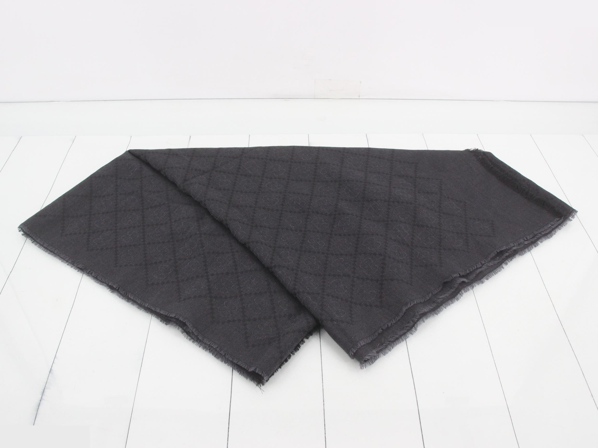 Scarf/Stole, GG, Black — view 3