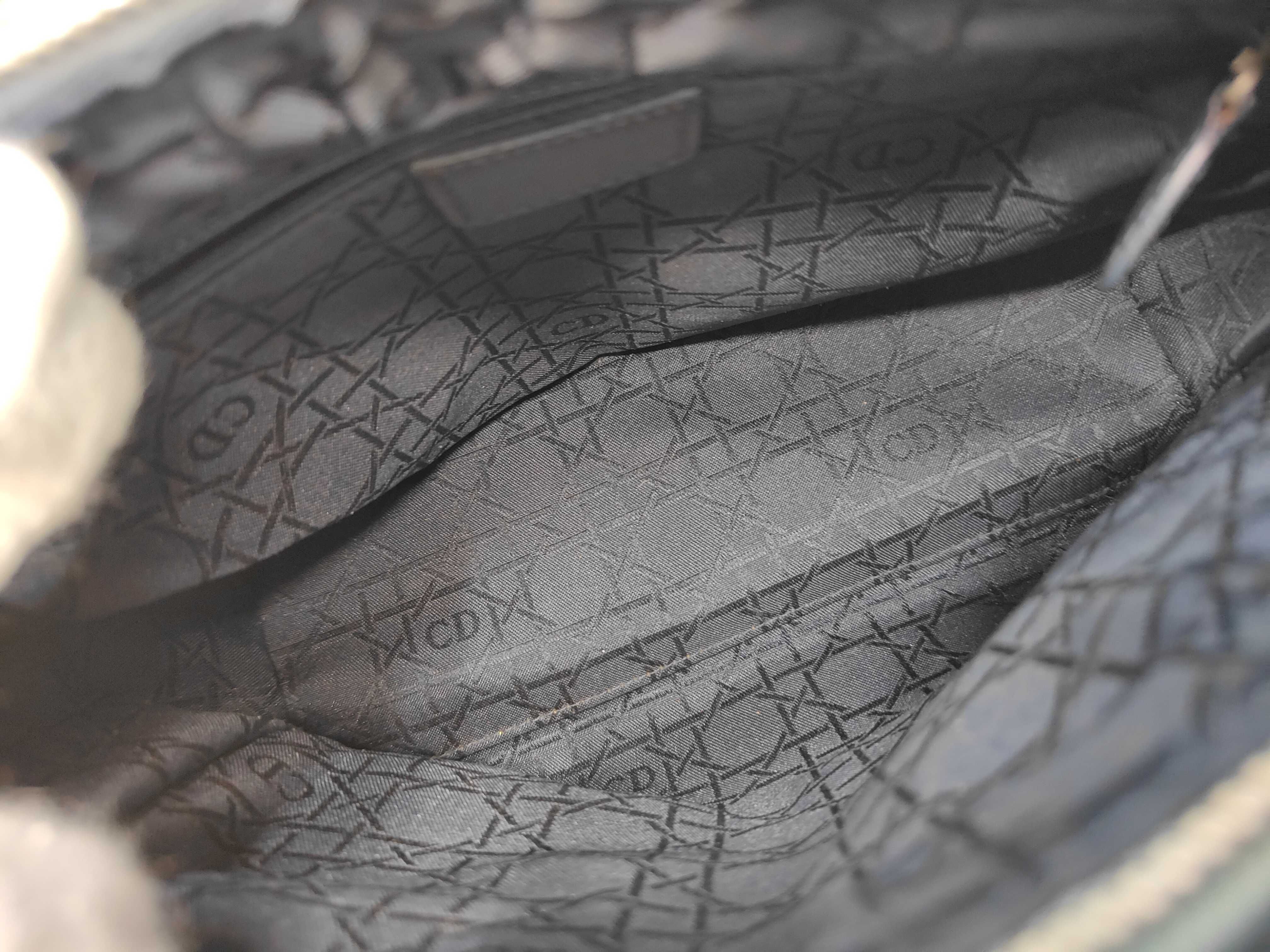 Lady Dior Denim Cannage Handbag — view 9