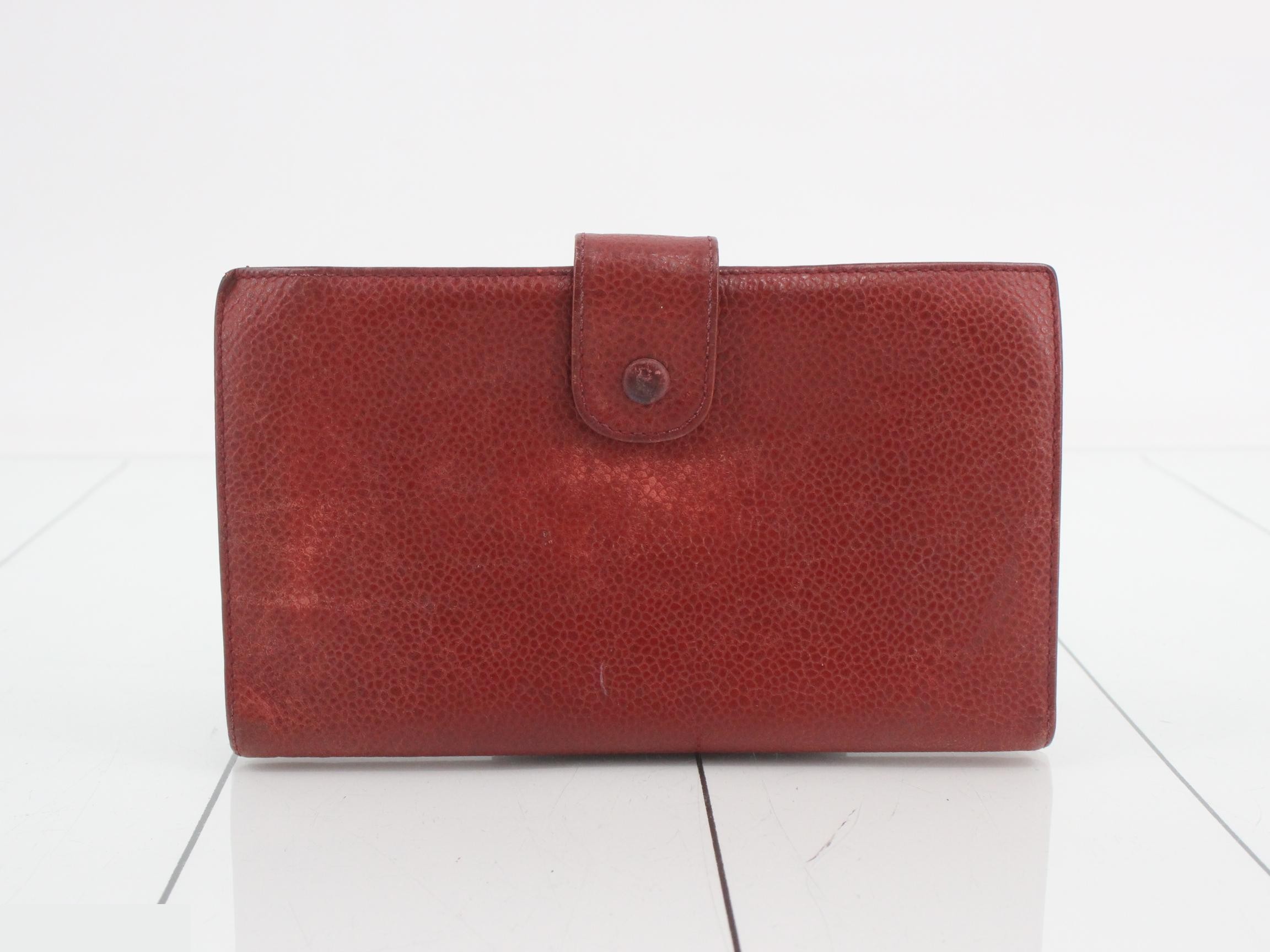 Caviar leather long wallet — view 2