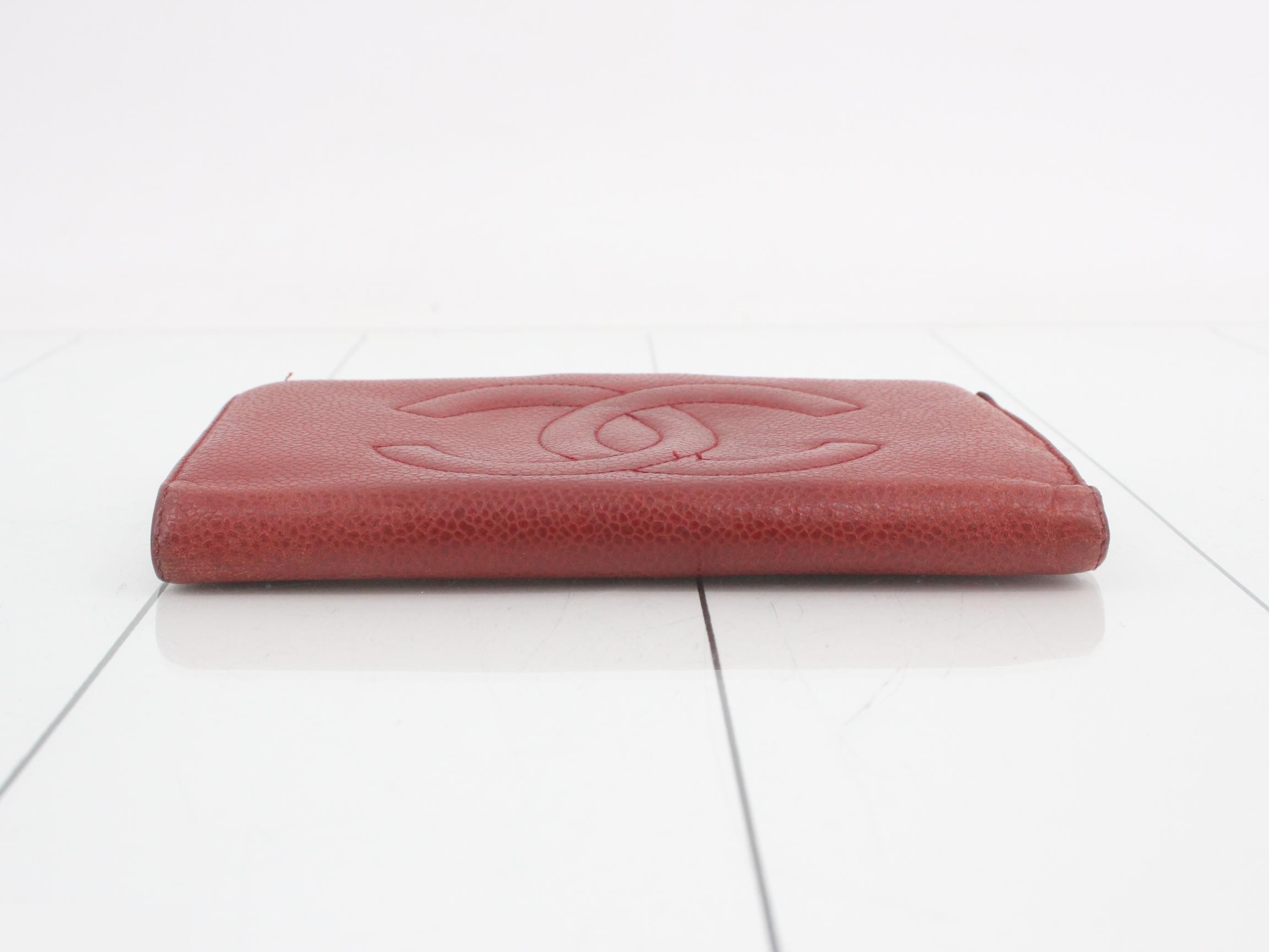 Caviar leather long wallet — view 3