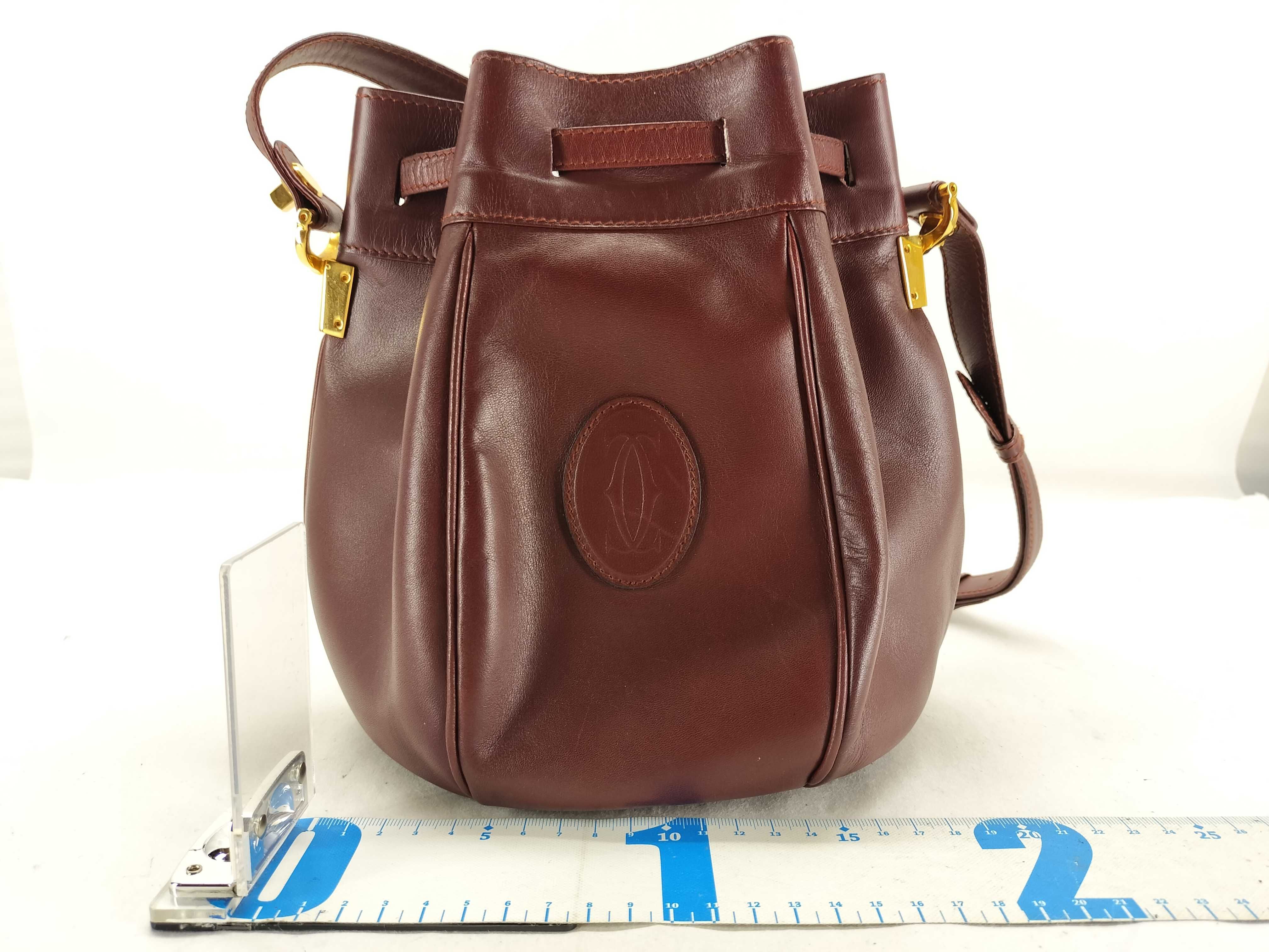 Must line shoulder bag, Bordeaux color. — view 2