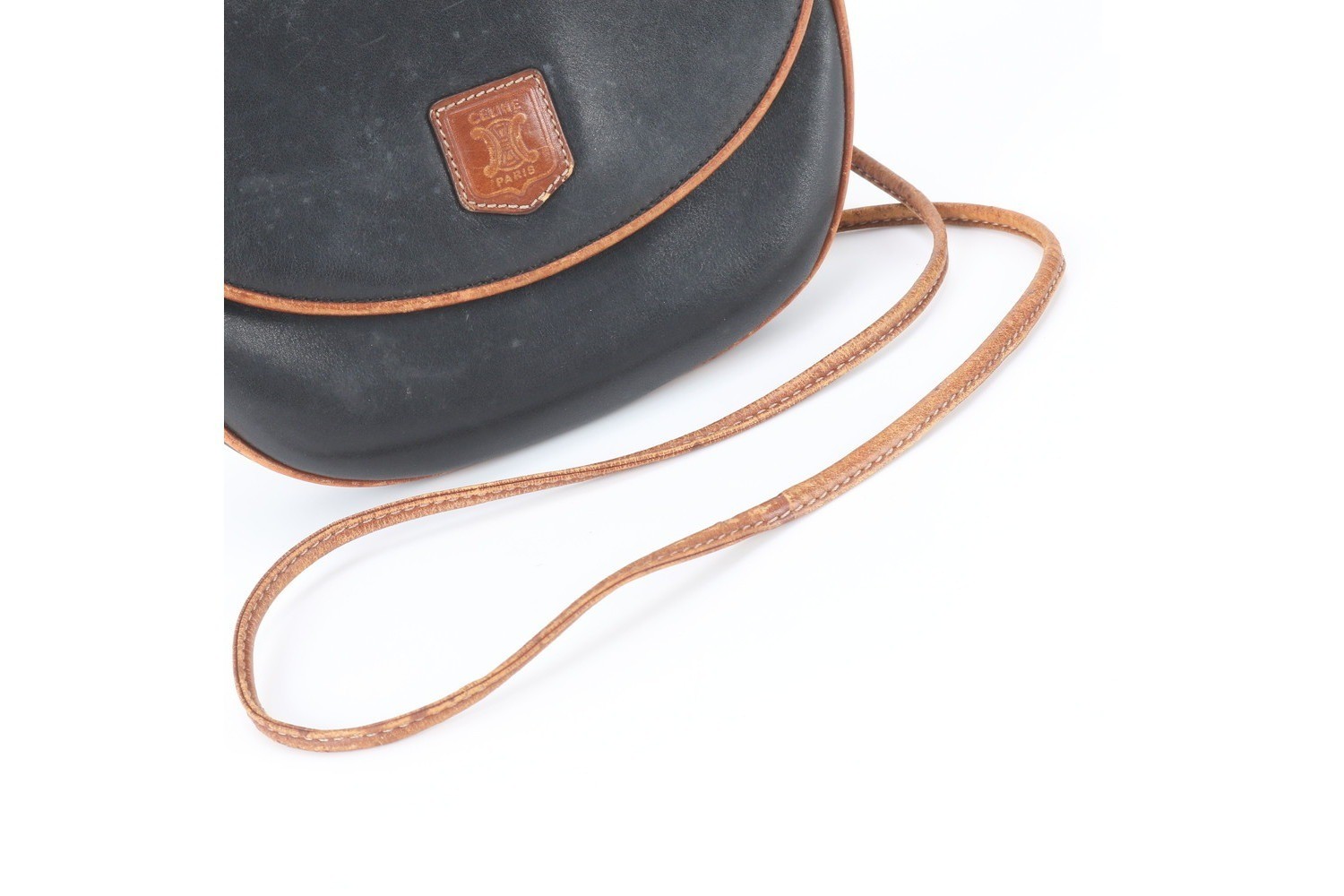 Triomphe Leather Shoulder Bag (Crossbody) — view 2