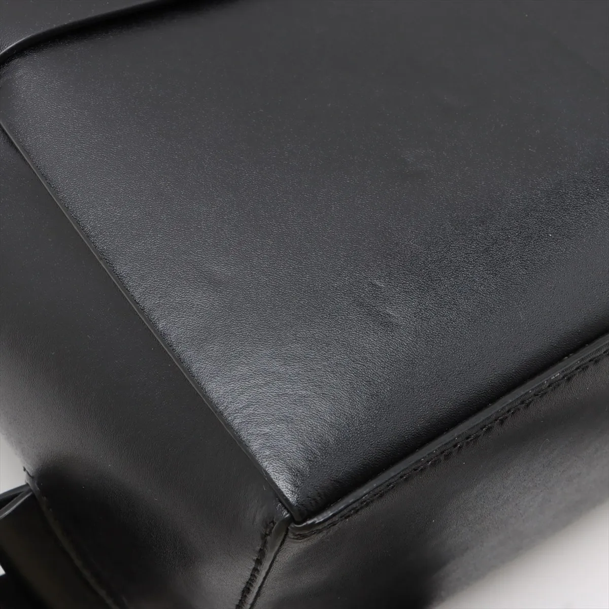 Maxi Intrecciato The Arco Leather Backpack/Rucksack, Black — view 8