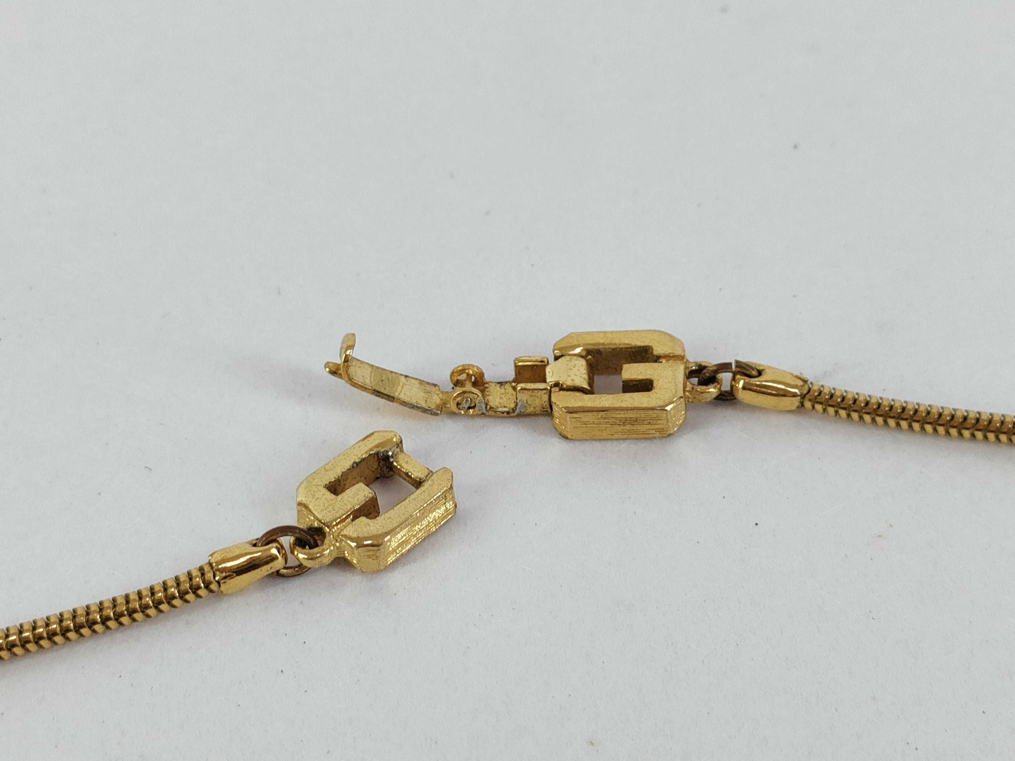 Y Necklace, Square Enamel Combination Necklace, Gold Necklace — view 6
