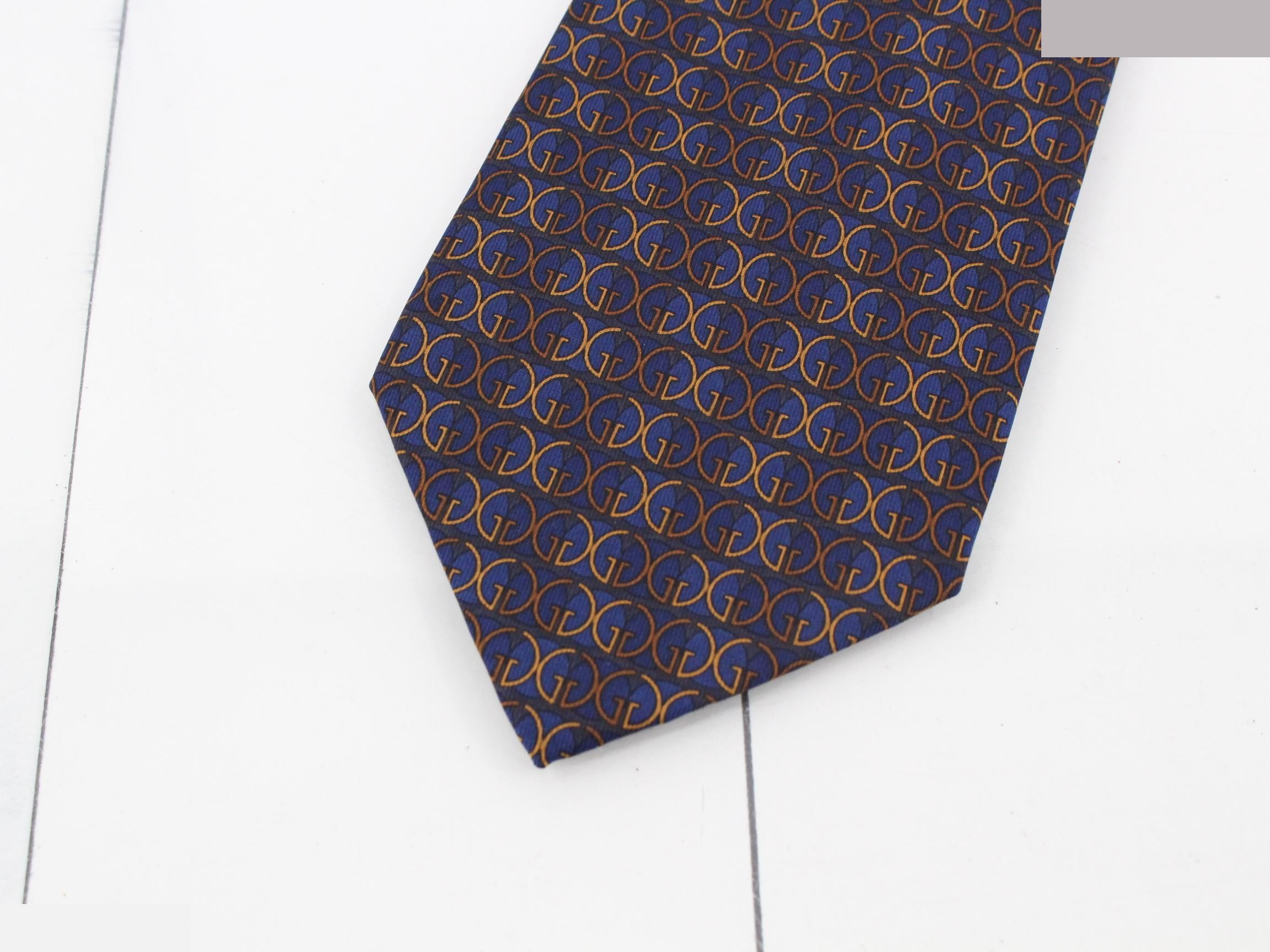 Blue, 100% Silk — view 3