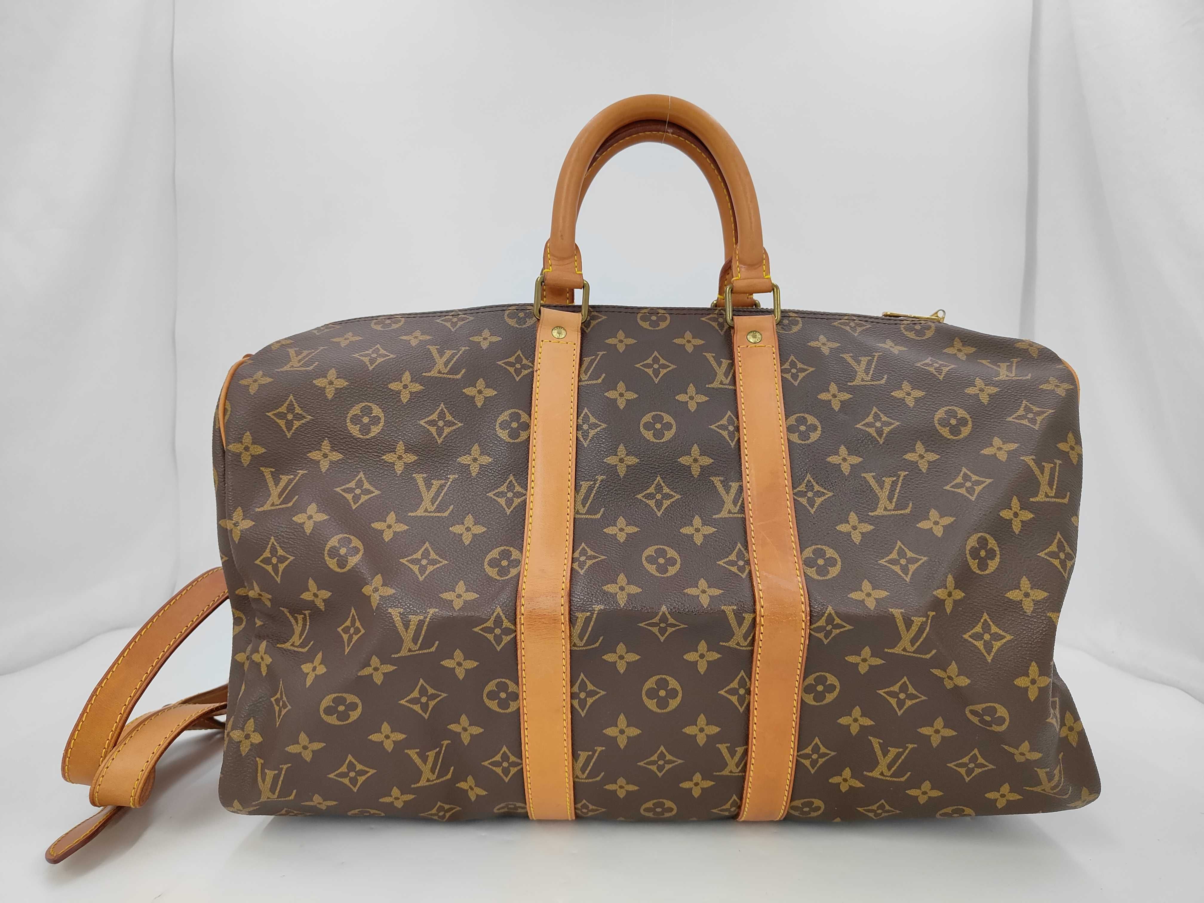 Monogram Keepall Bandoulière 45 Boston Bag