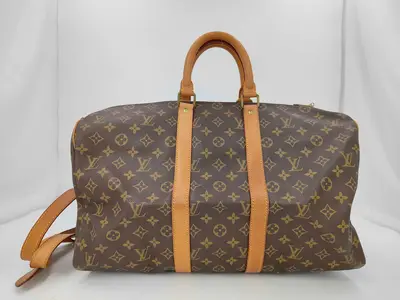Monogram Keepall Bandoulière 45 Boston Bag