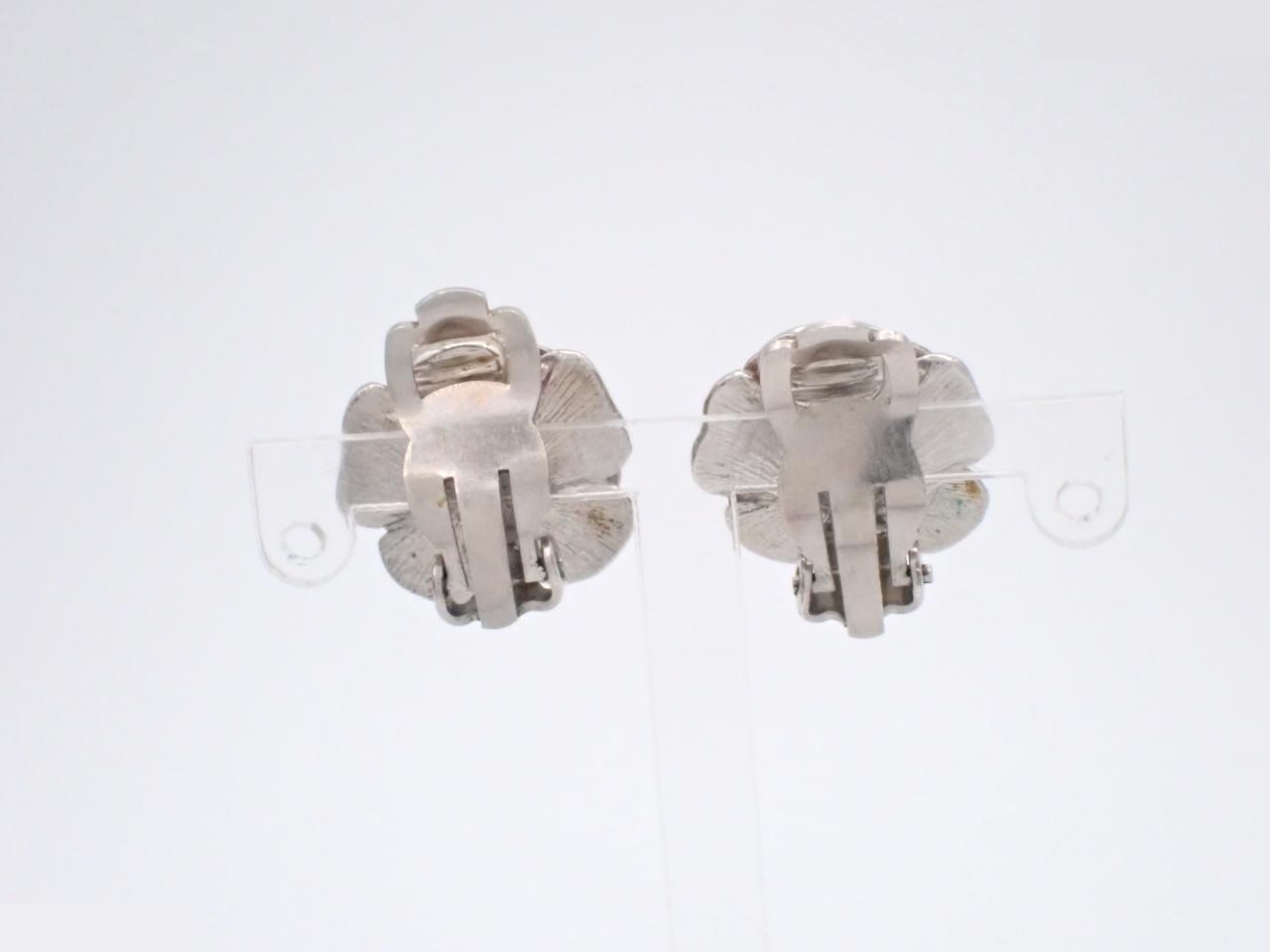 Camellia Rhinestone Earrings — view 2