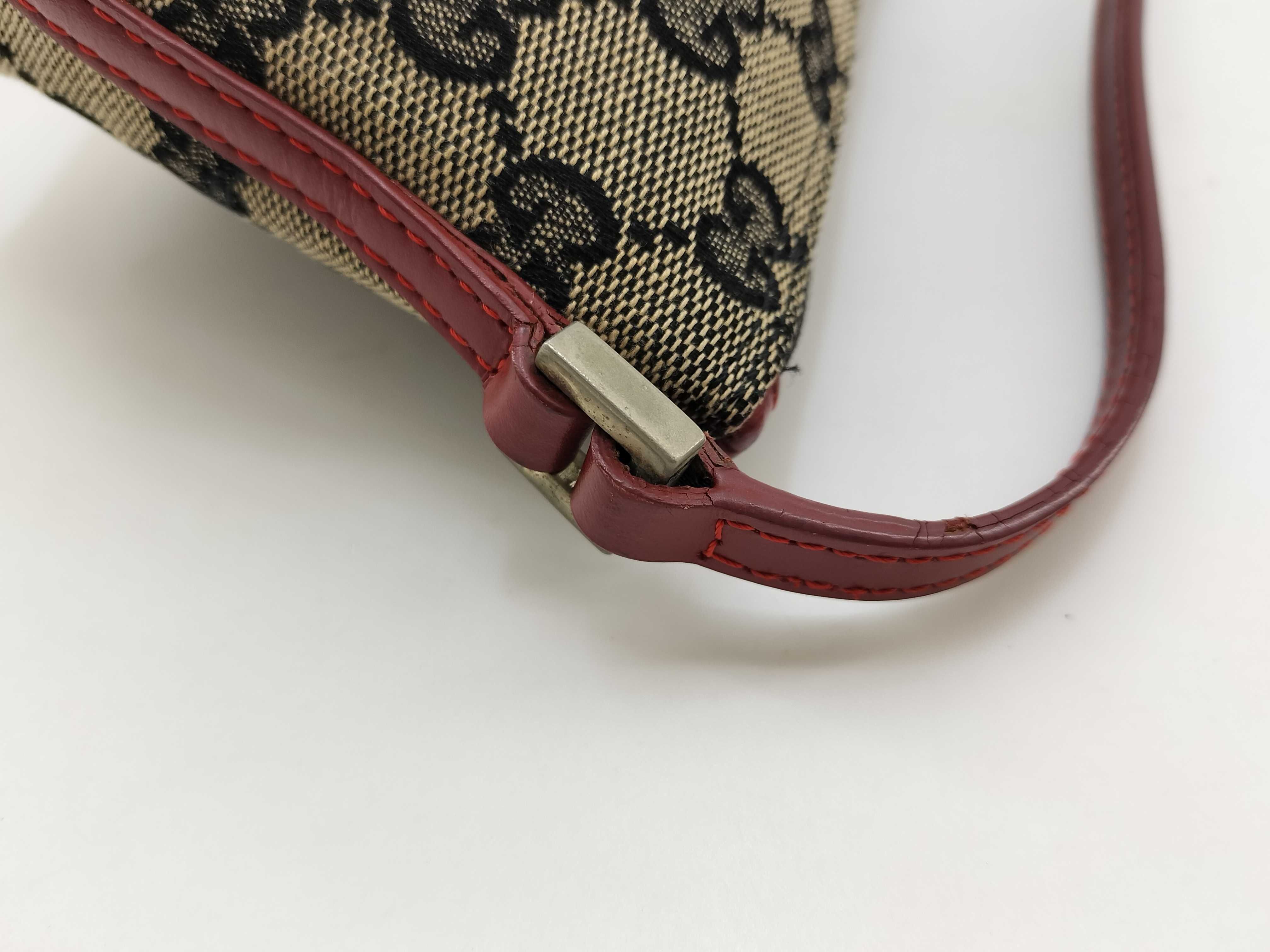 GG Canvas Accessory Pouch (039 1103) with Logo Plate and Hardware — view 7