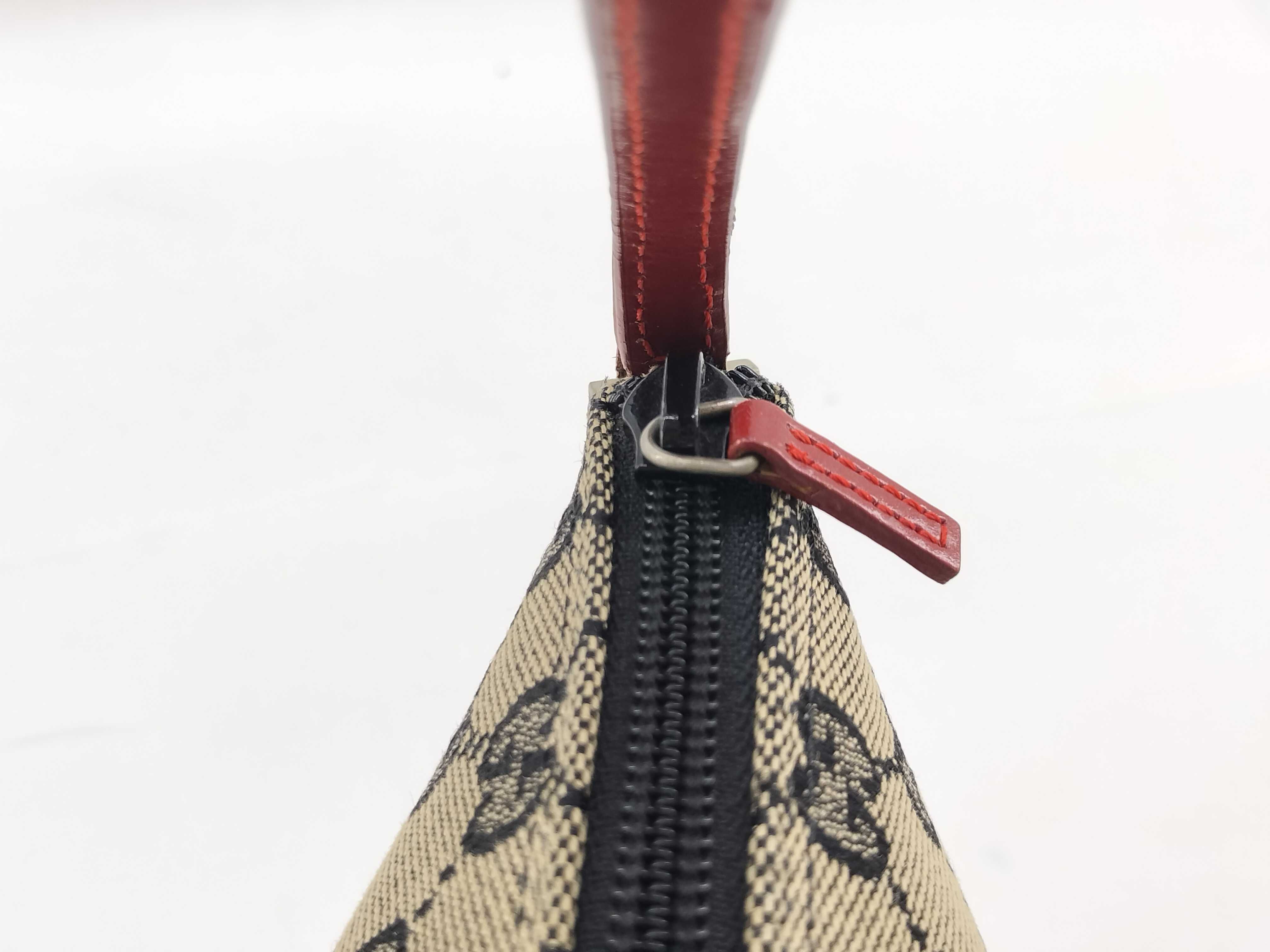 GG Canvas Accessory Pouch (039 1103) with Logo Plate and Hardware — view 9