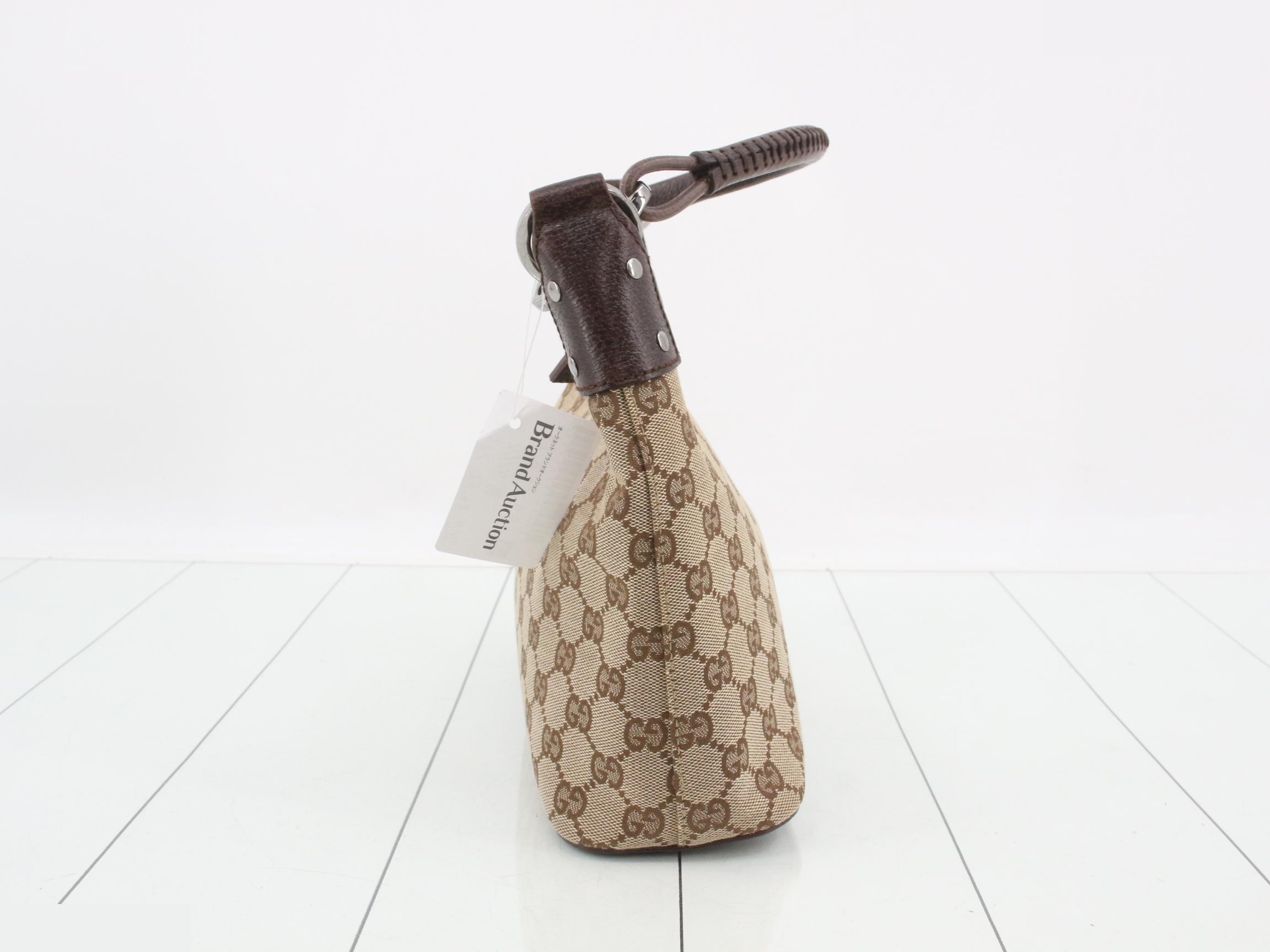 115002 GG Canvas One-Shoulder Bag — view 4