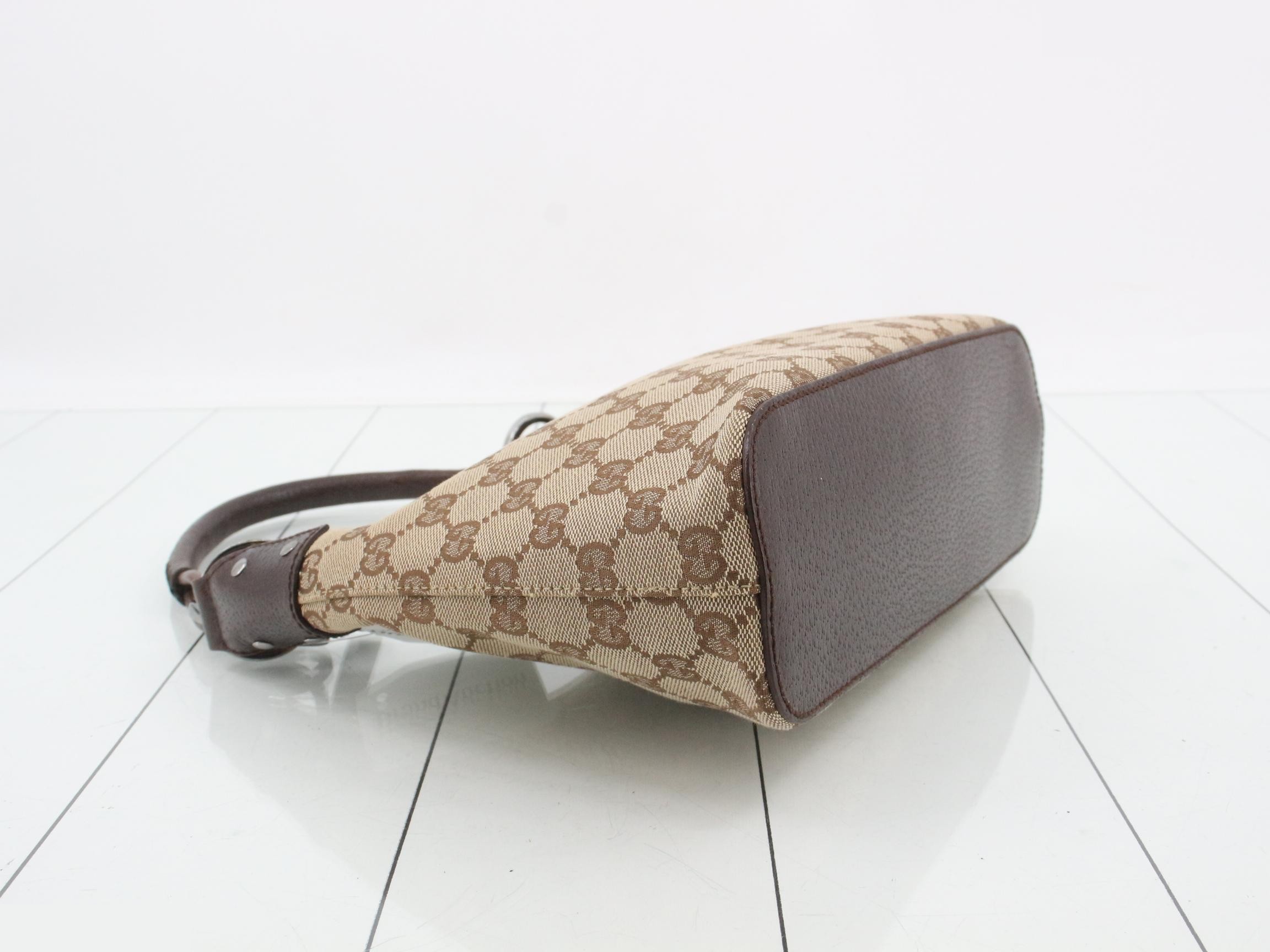 115002 GG Canvas One-Shoulder Bag — view 5