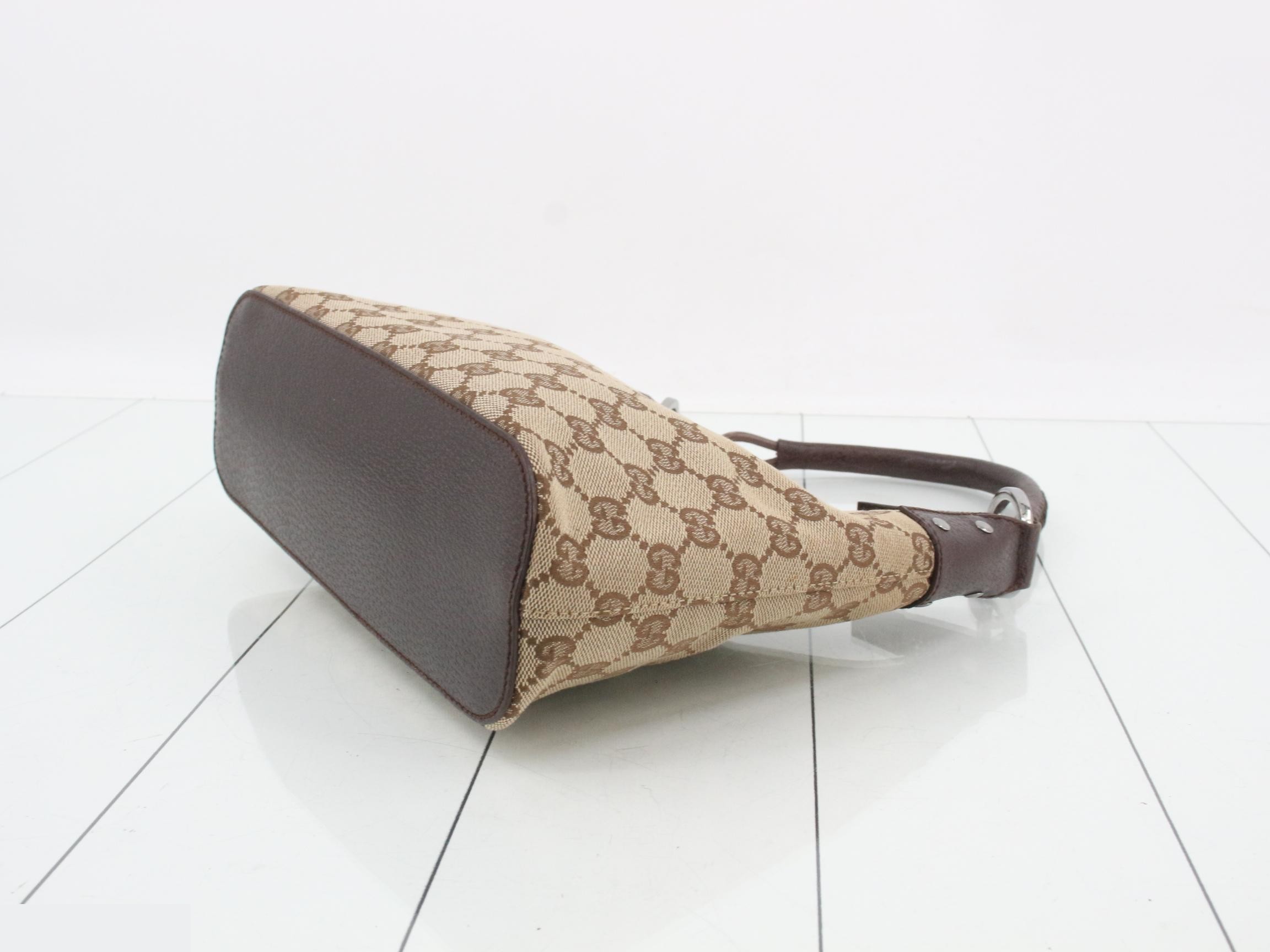 115002 GG Canvas One-Shoulder Bag — view 6