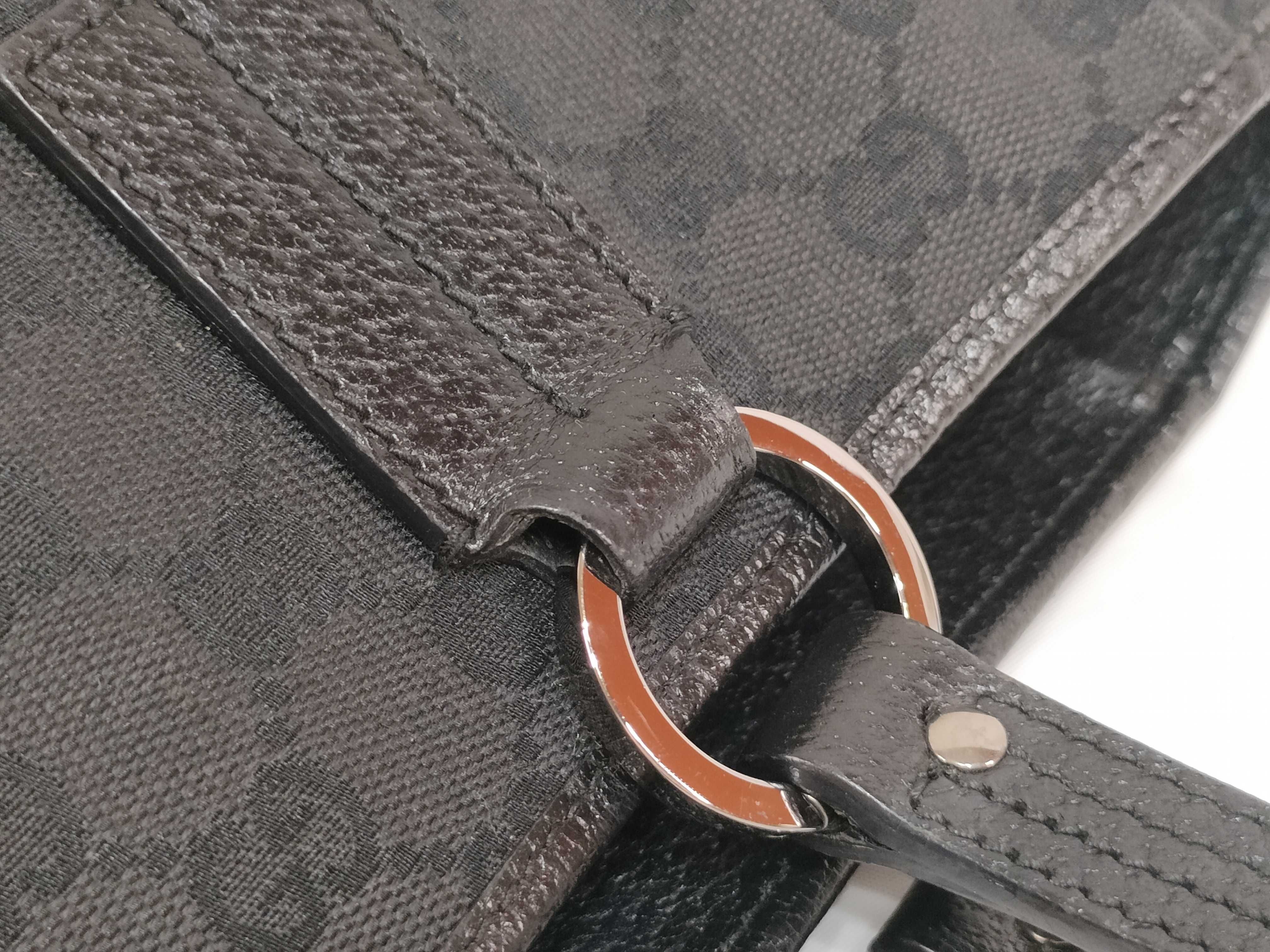 GG Canvas Tote Bag (Black) — view 4