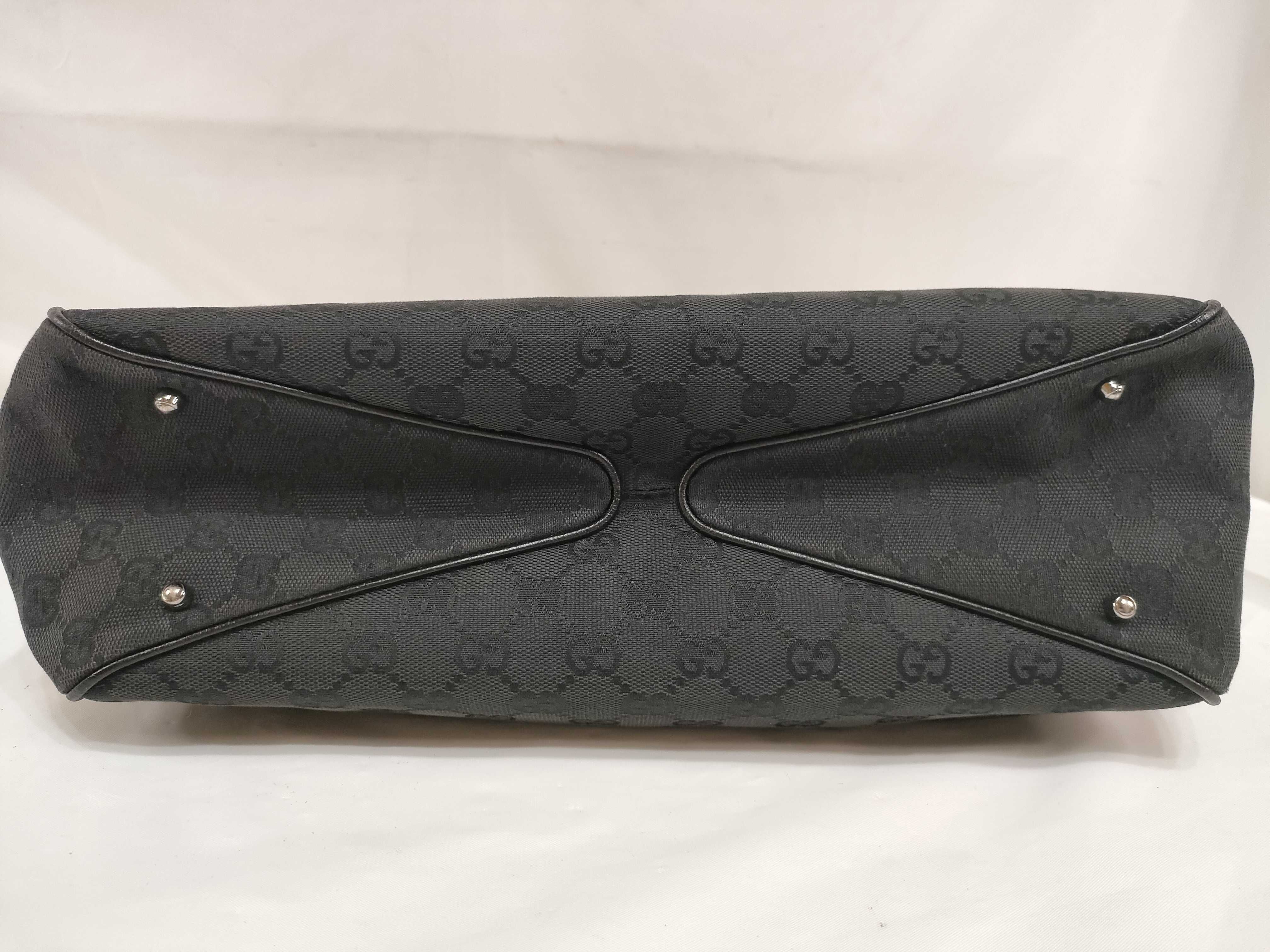 GG Canvas Tote Bag (Black) — view 8