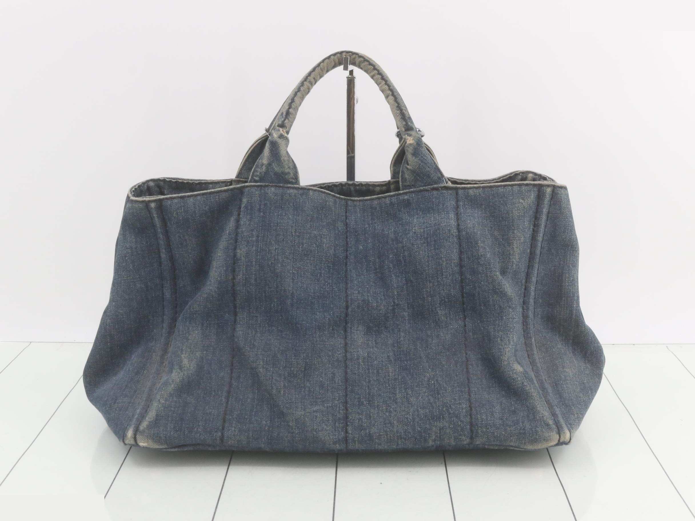 handbag denim shoulder 2way — view 2