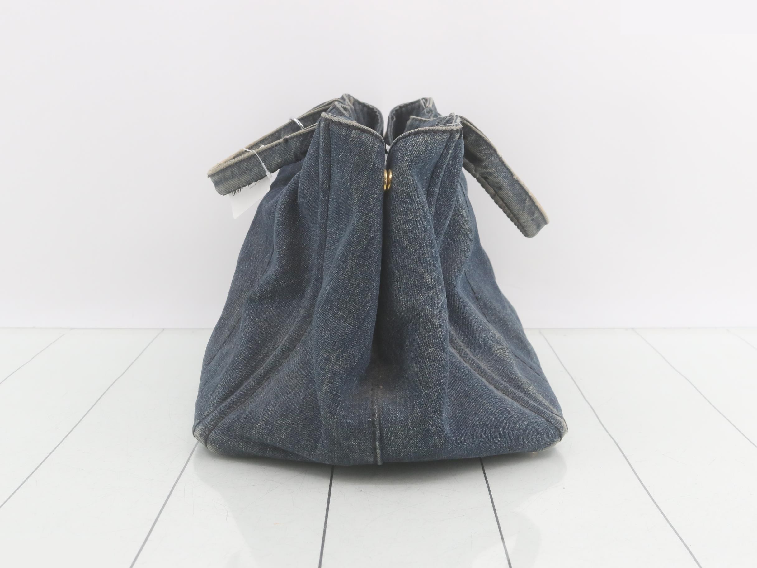 handbag denim shoulder 2way — view 3