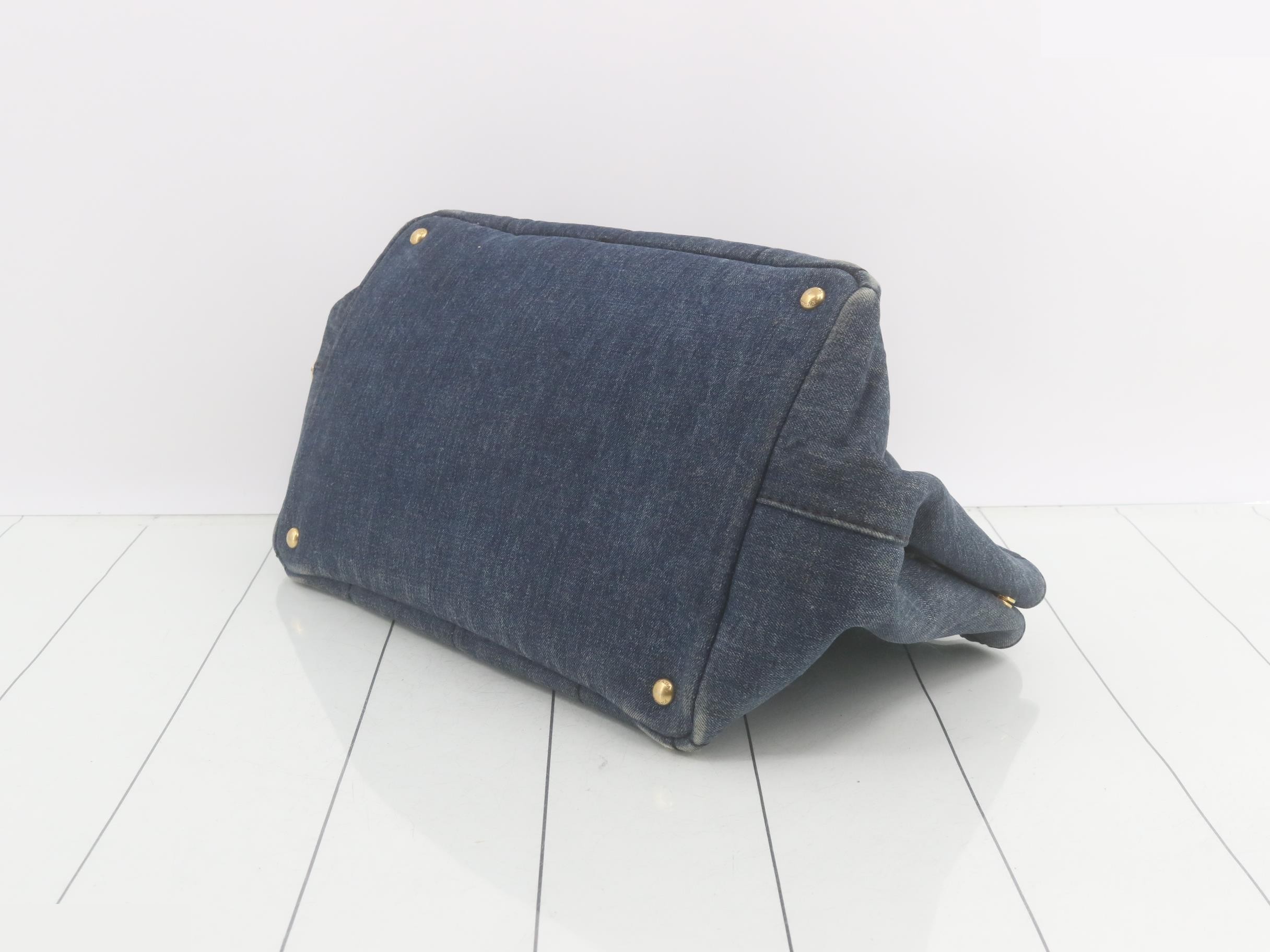 handbag denim shoulder 2way — view 6