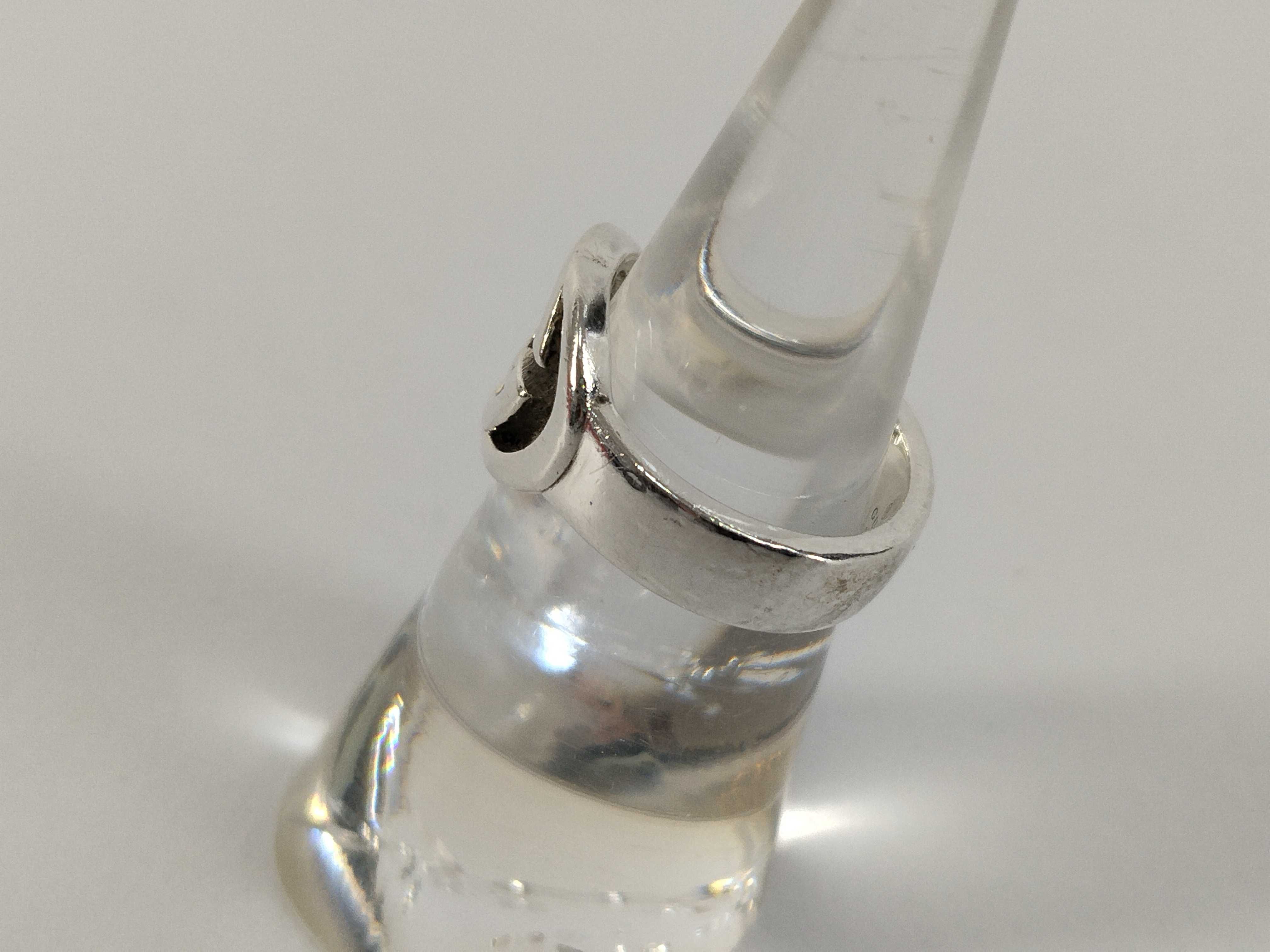 Double Logo 925 Ring, 5.33g — view 2