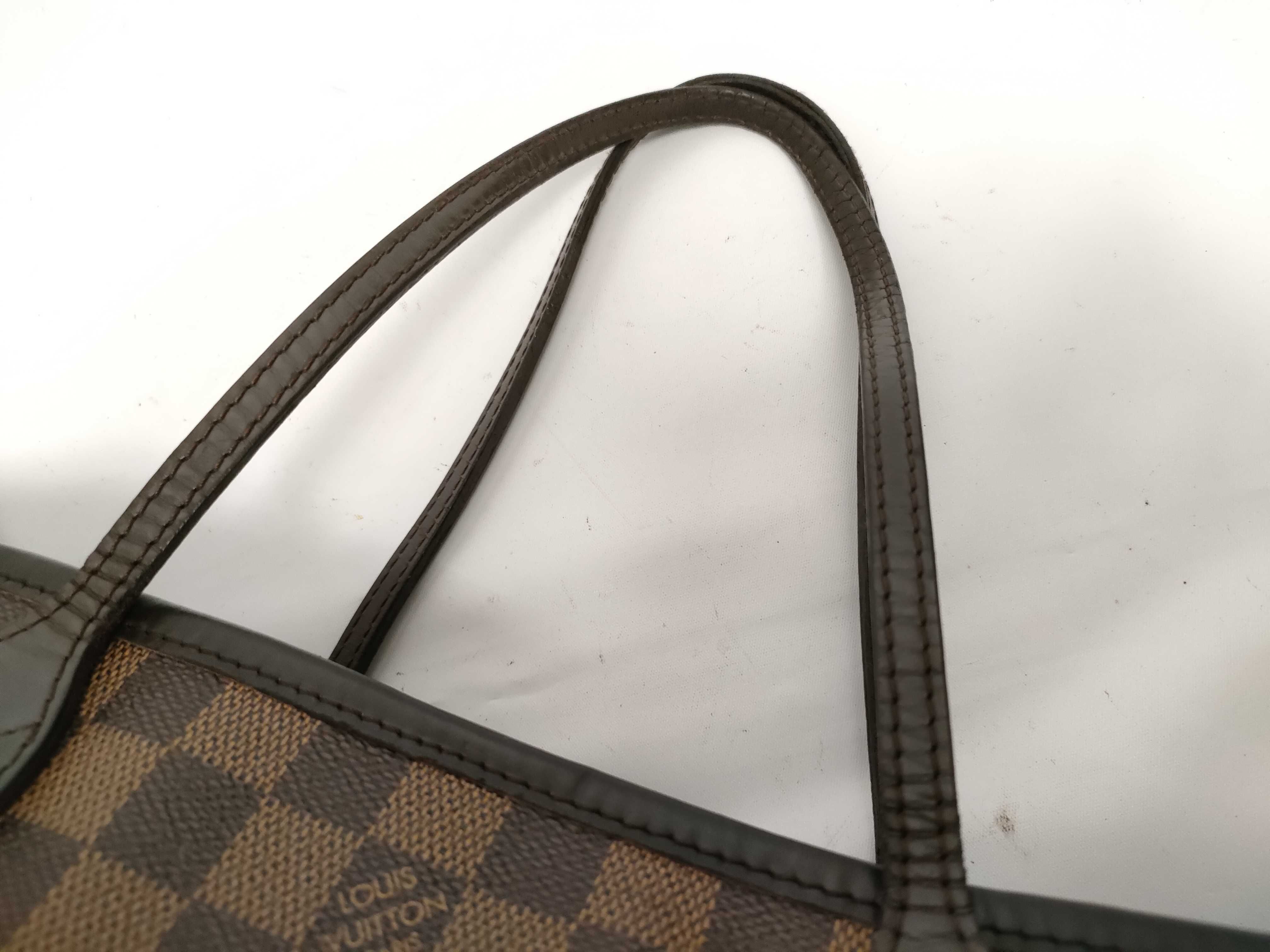 Damier Neverfull PM Shoulder Handbag (Damier Leather) — view 5