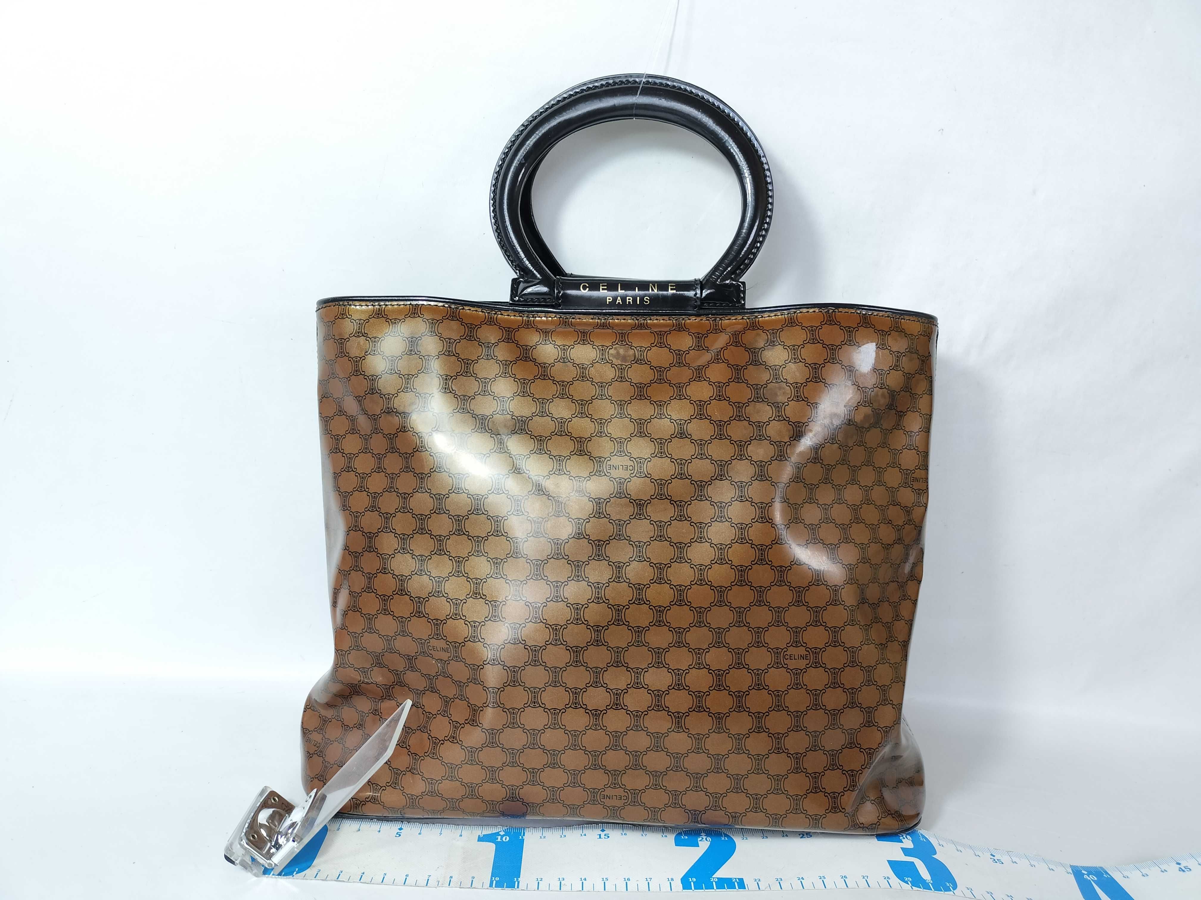 Macadam pattern vinyl handbag — view 2