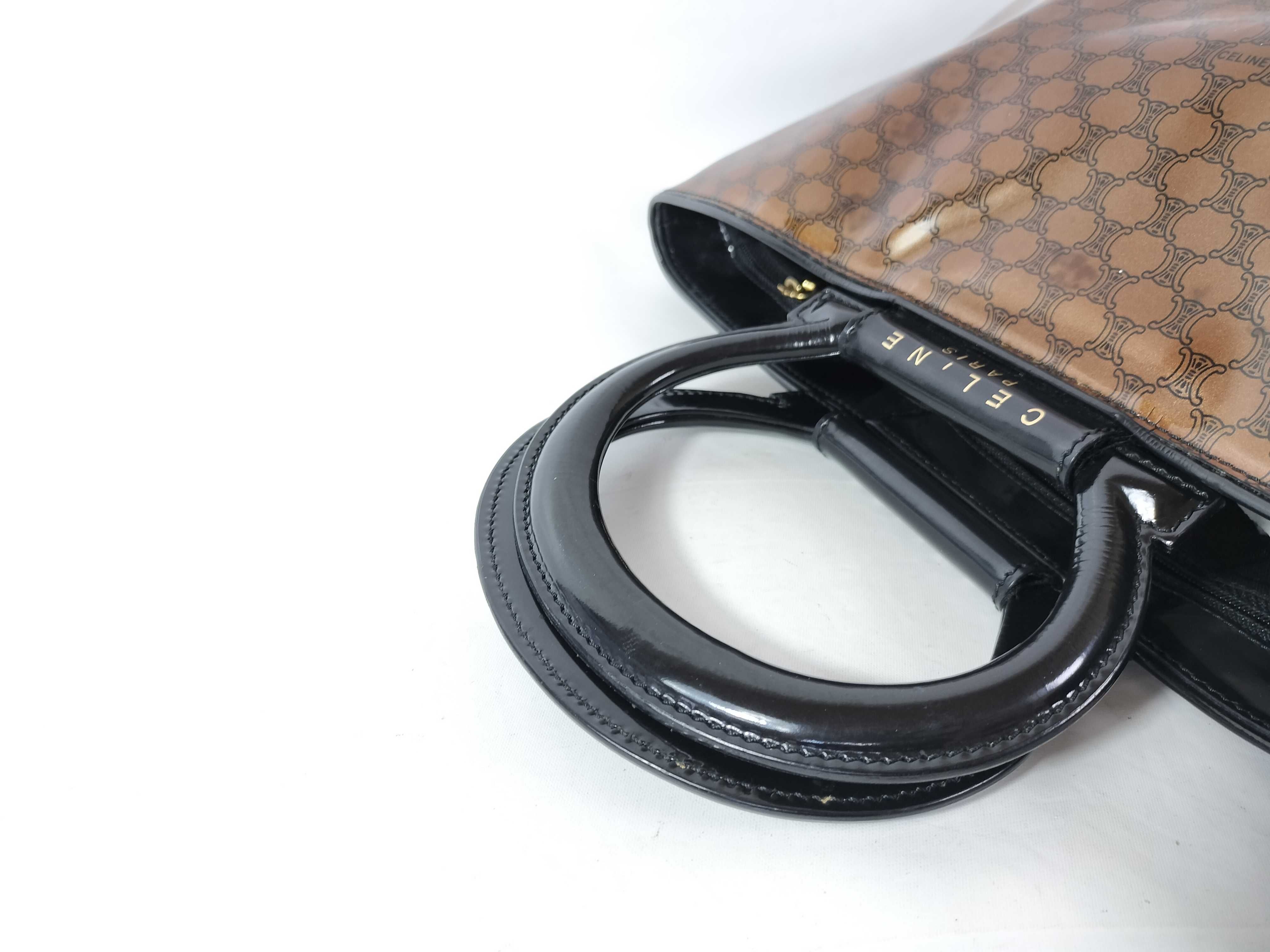 Macadam pattern vinyl handbag — view 3