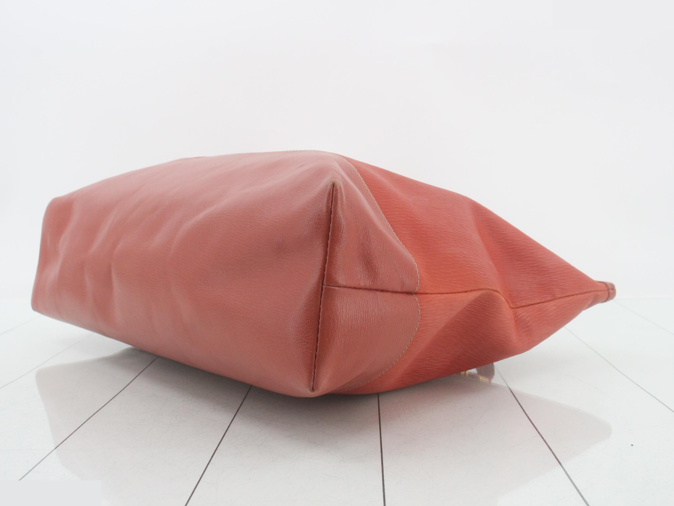 Tote bag, Velázquez, orange leather — view 6