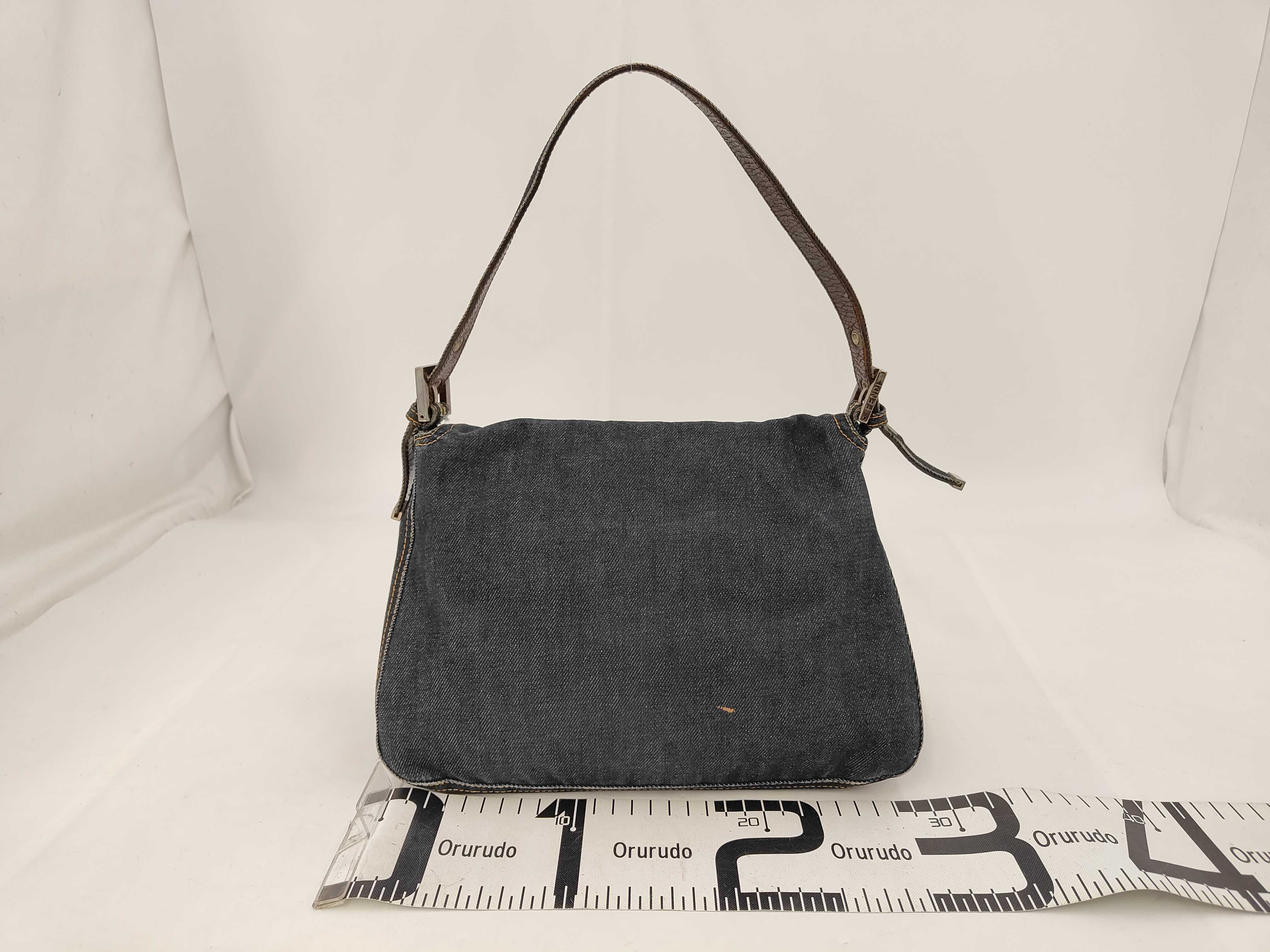 Mamma Fendi Mamma Bucket Denim Handbag — view 2