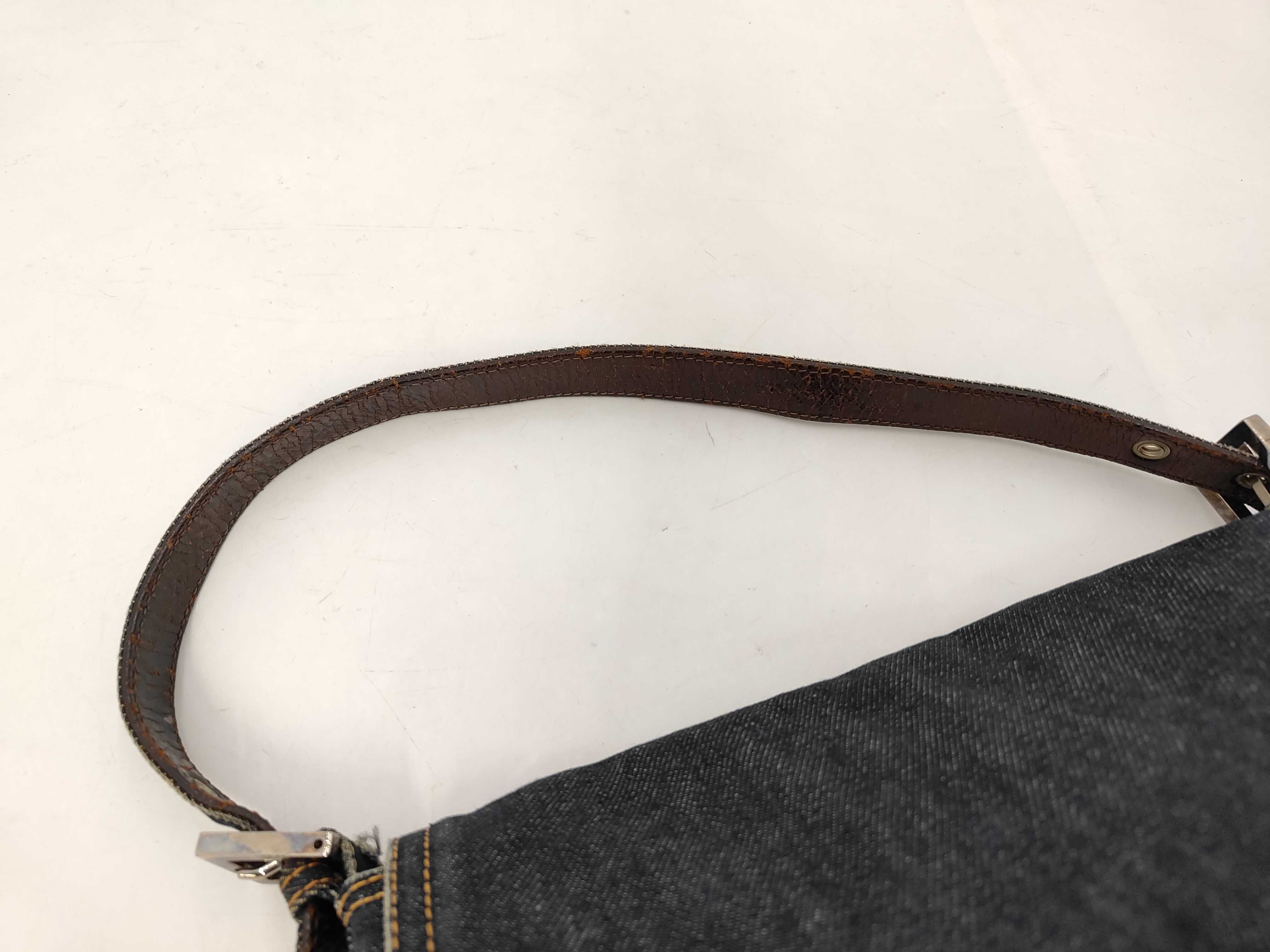 Mamma Fendi Mamma Bucket Denim Handbag — view 5