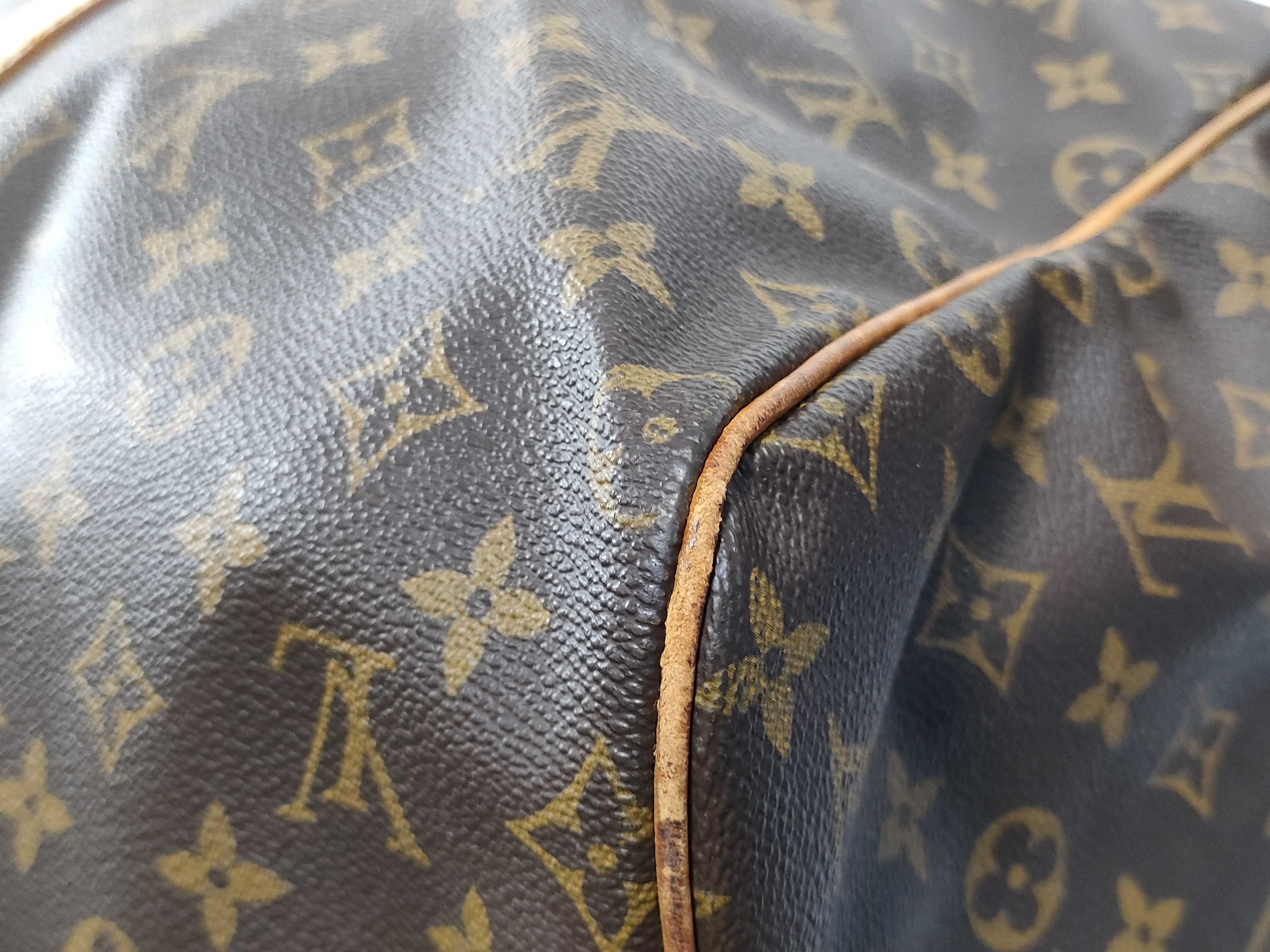 Monogram Louis Vuitton Monogram Saxophone 55 M41622 55 Brown Boston Bag — view 11