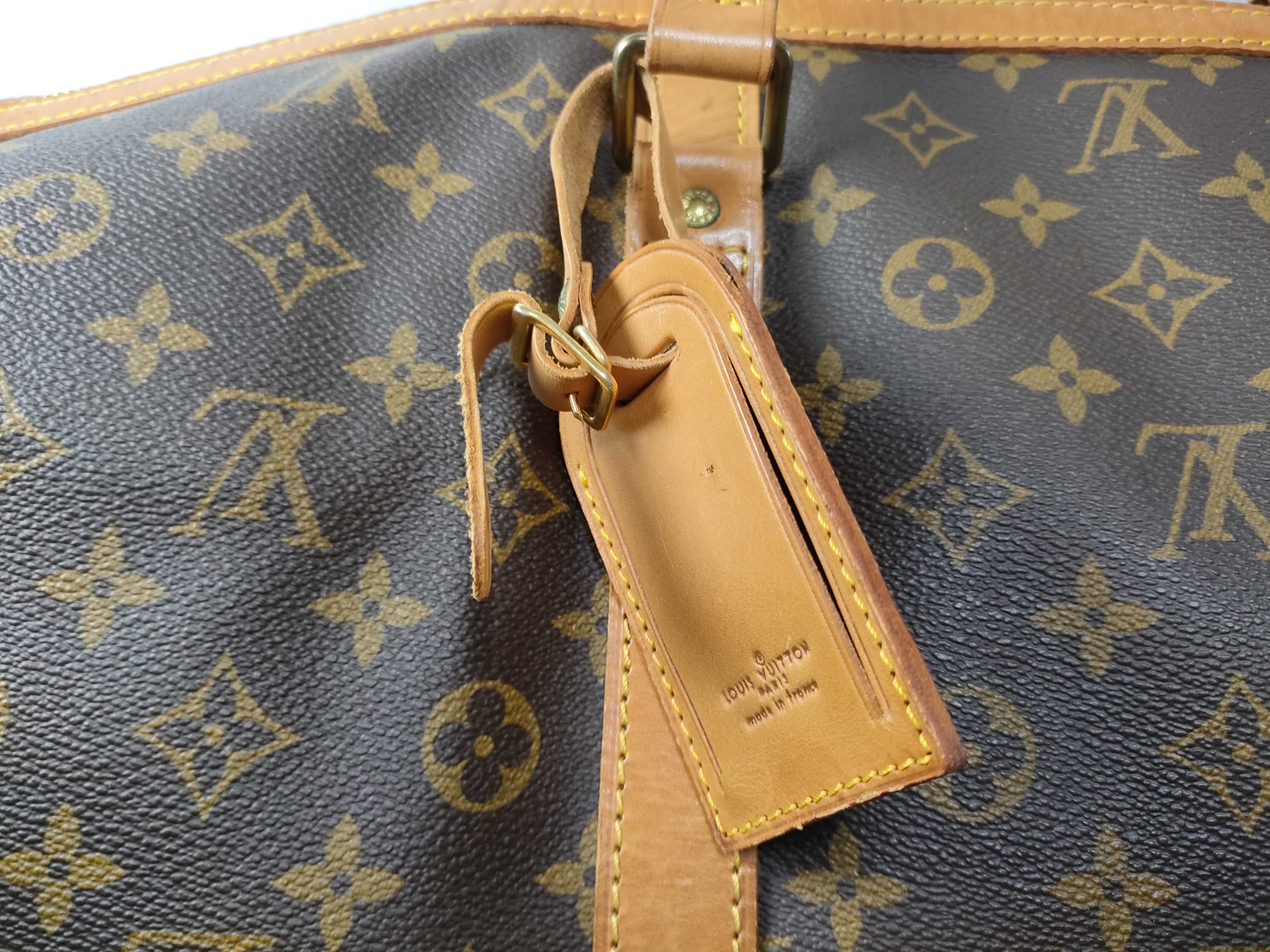 Monogram Louis Vuitton Monogram Saxophone 55 M41622 55 Brown Boston Bag — view 4