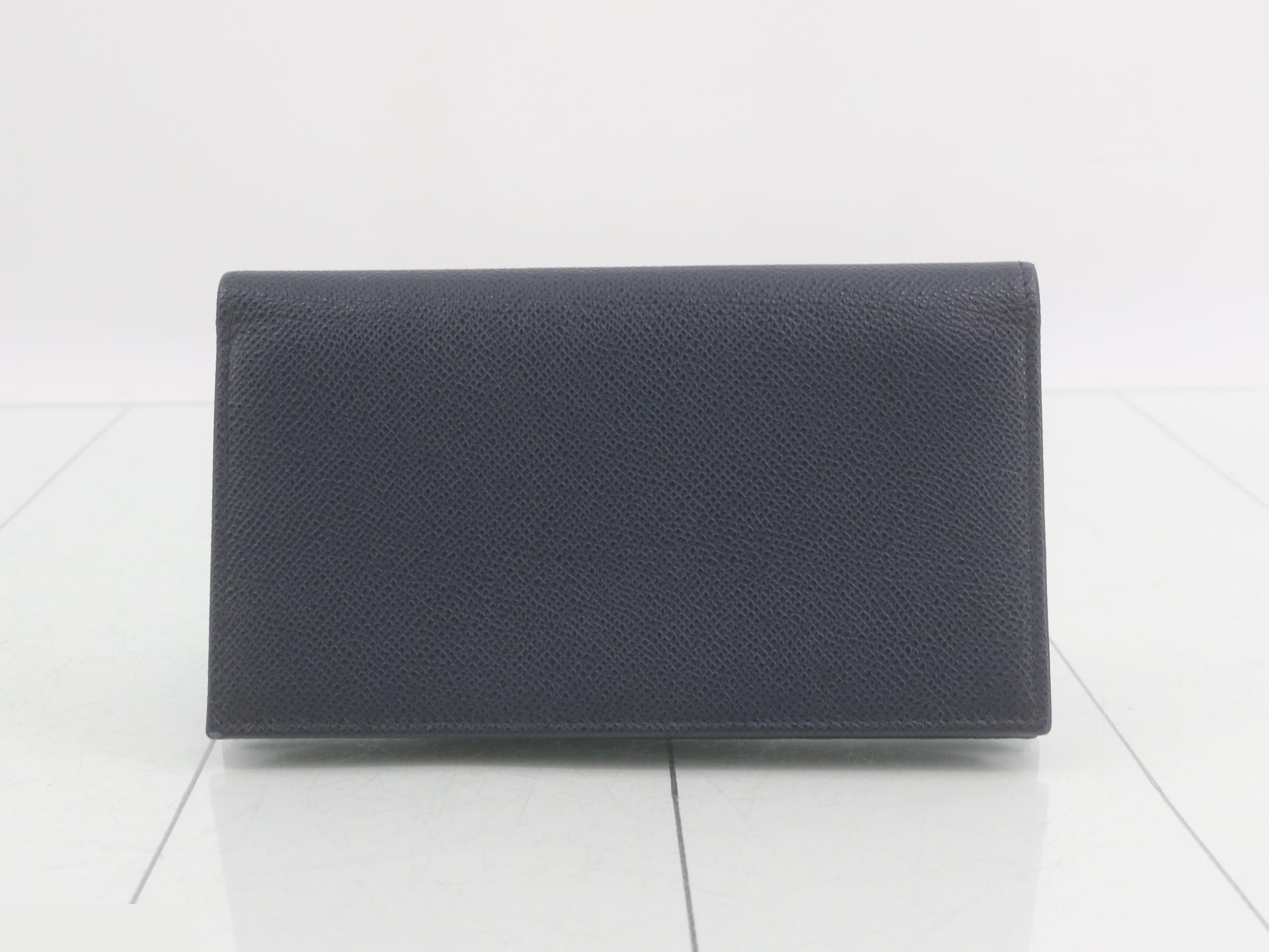 Man long wallet, unused, blue. — view 2